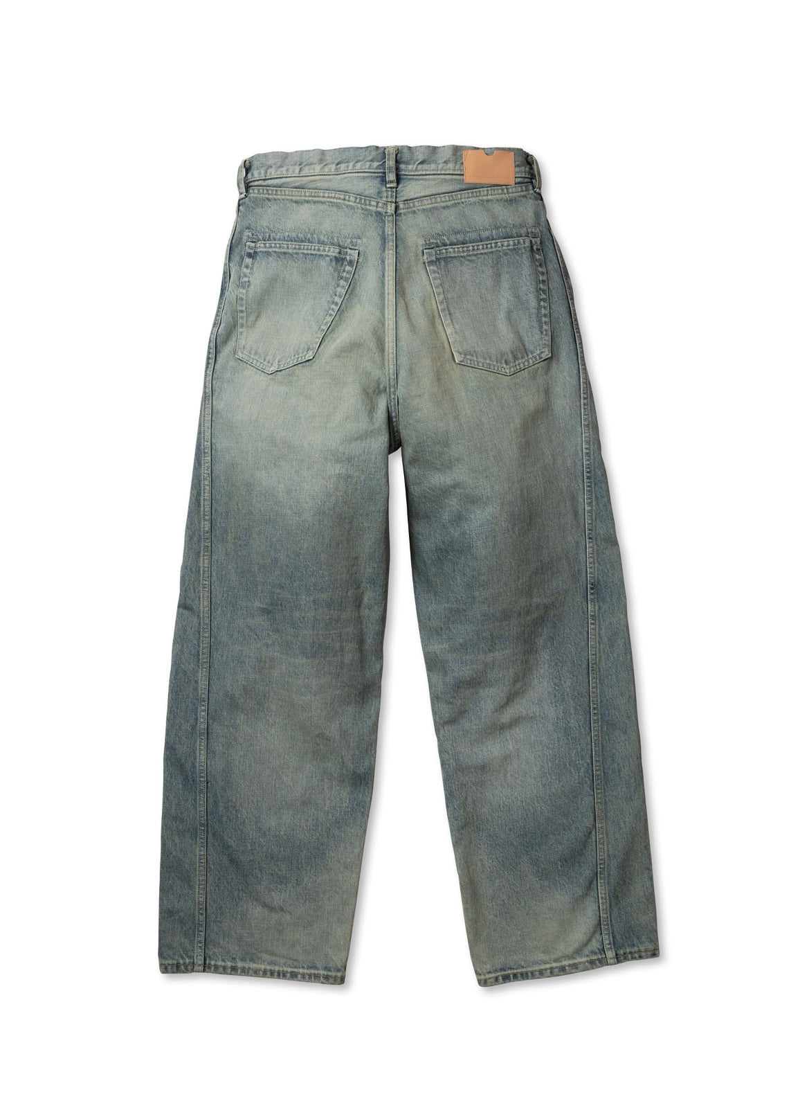 [ROTOL] TRIPLE SEAMS 6P DENIM WIDE DAMAGE
