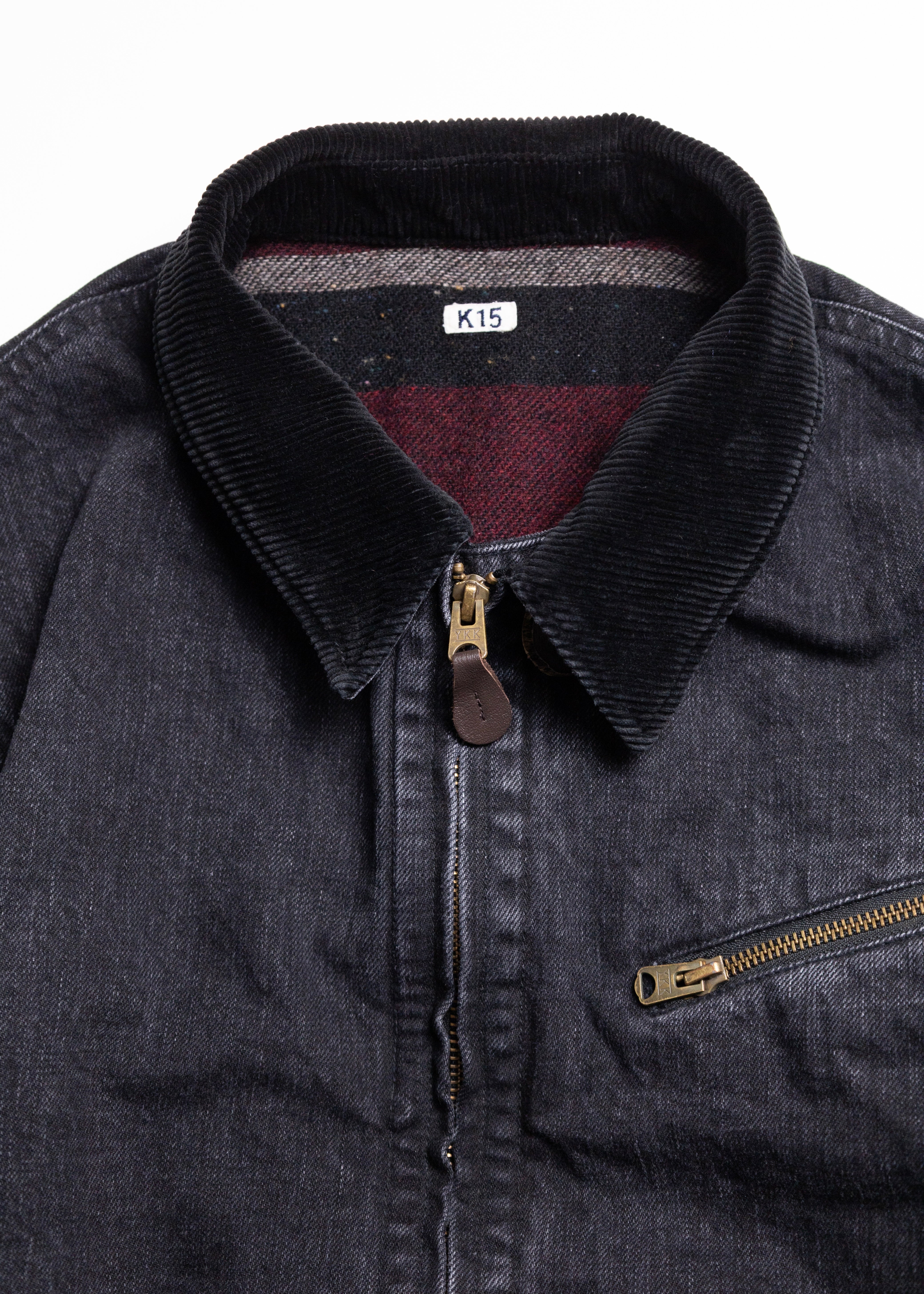 KHOKI （コッキ）Faded Denim Zip Jacket – process