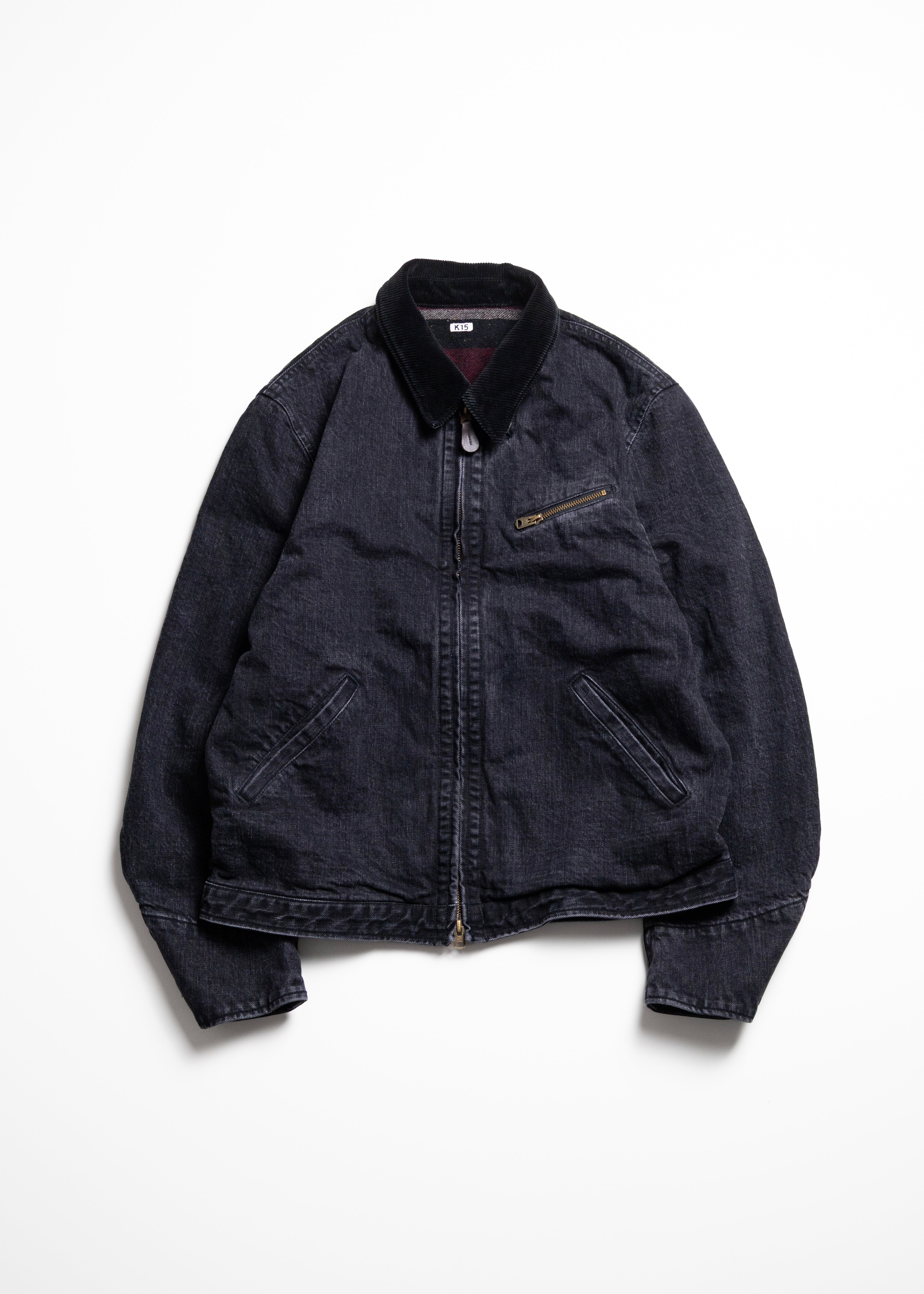 KHOKI （コッキ）Faded Denim Zip Jacket – process
