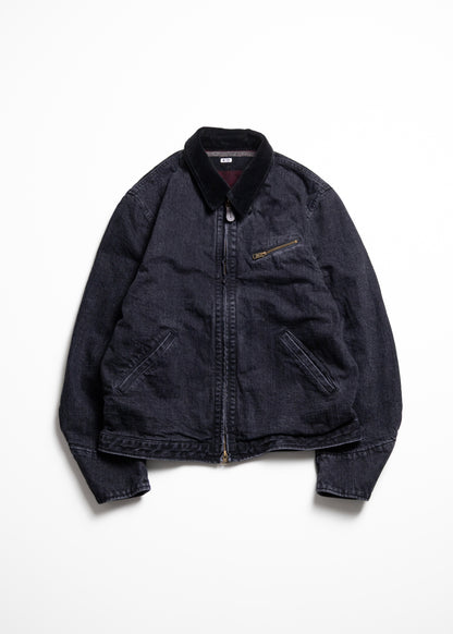 [KHOKI] Faded Denim Zip Jacket