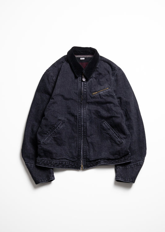 [KHOKI] Faded Denim Zip Jacket