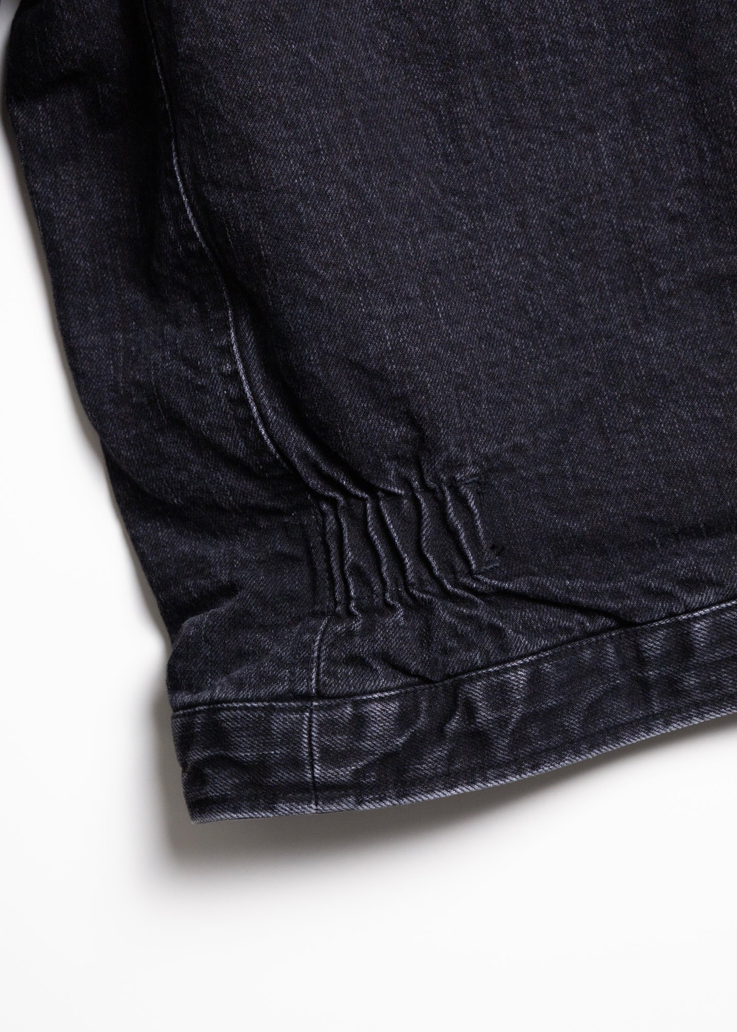 [KHOKI] Faded Denim Zip Jacket