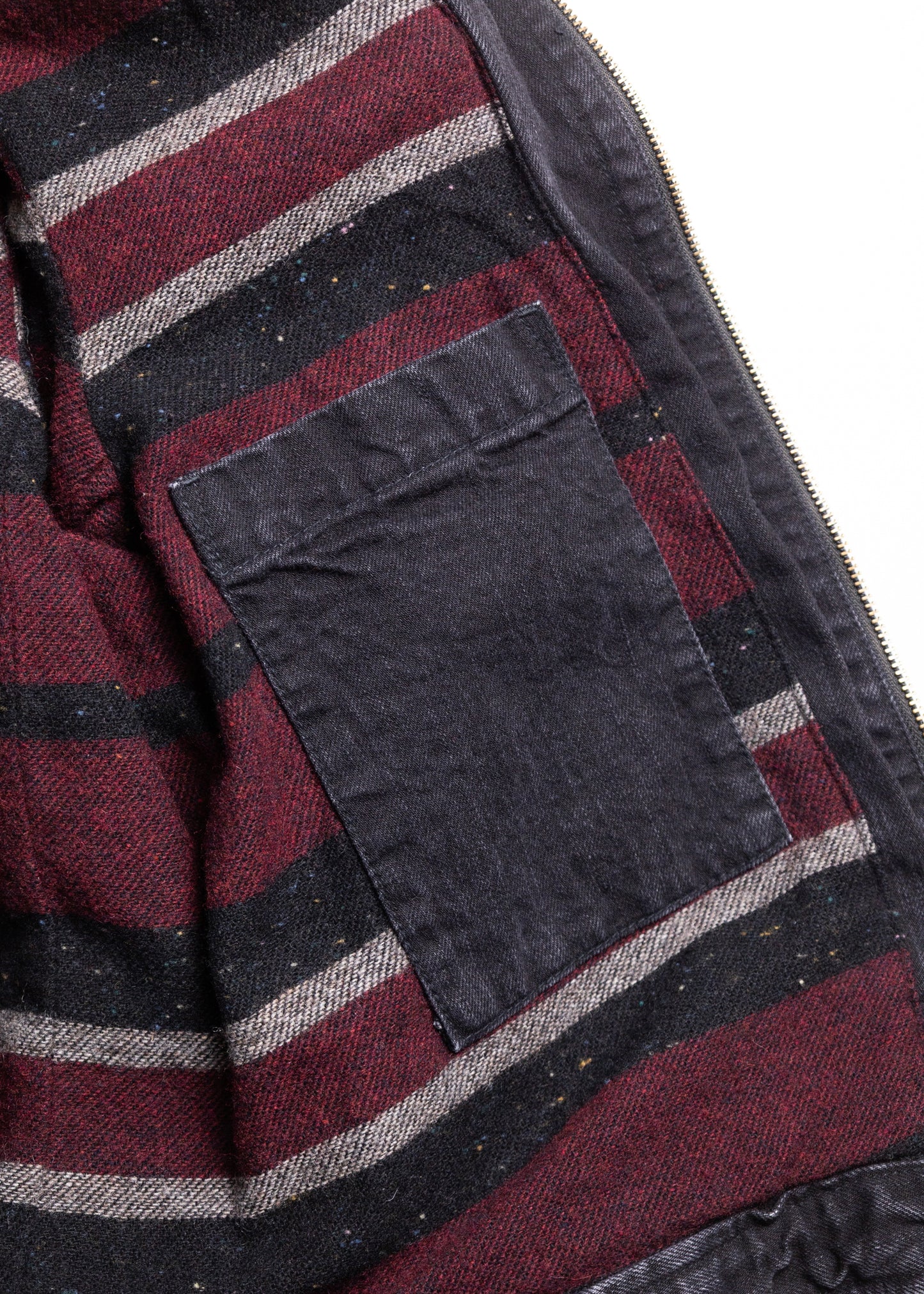 [KHOKI] Faded Denim Zip Jacket