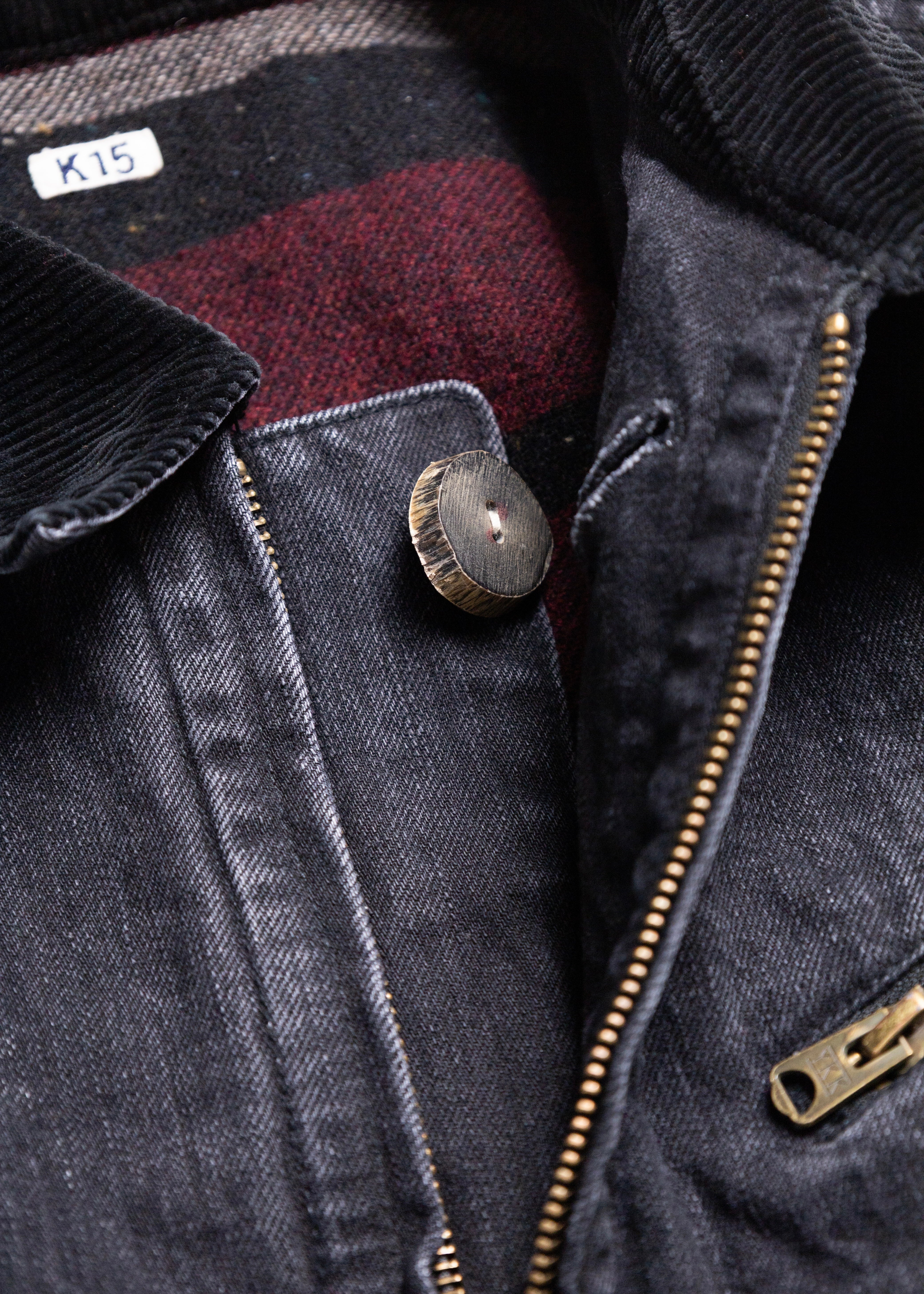 KHOKI （コッキ）Faded Denim Zip Jacket – process