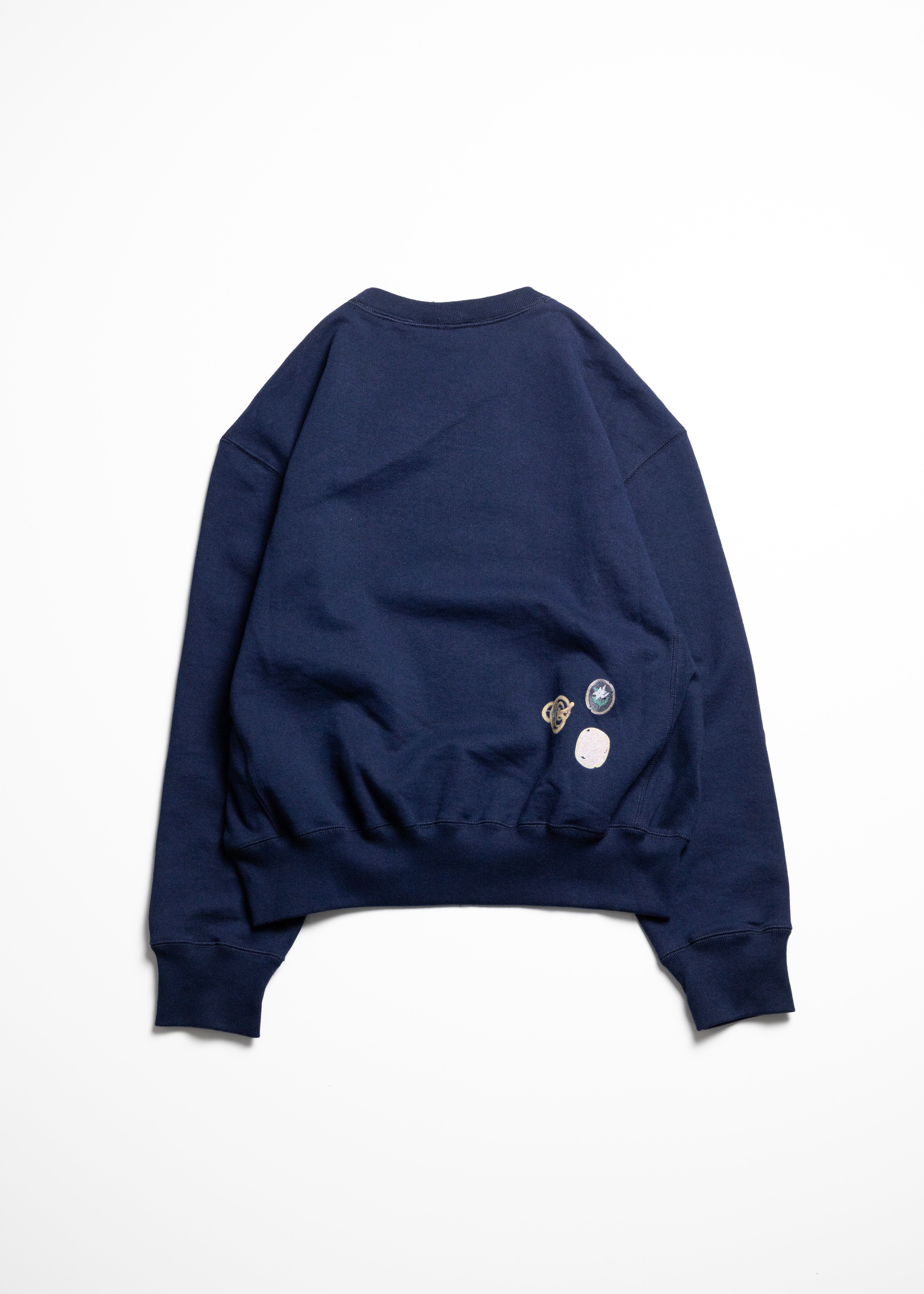 KHOKI （コッキ）Hand-stitched Sweatshirt – process