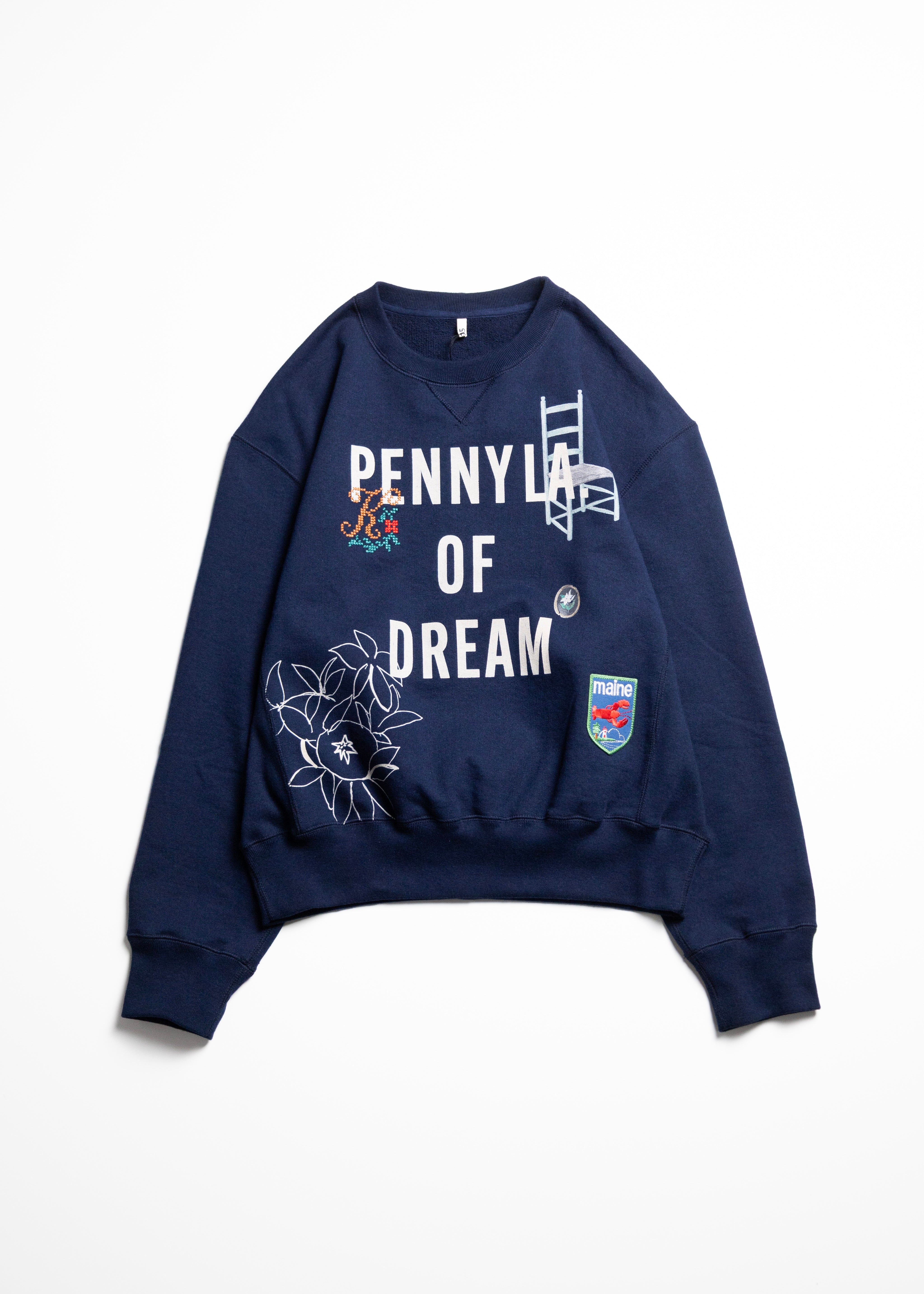 KHOKI （コッキ）Hand-stitched Sweatshirt – process