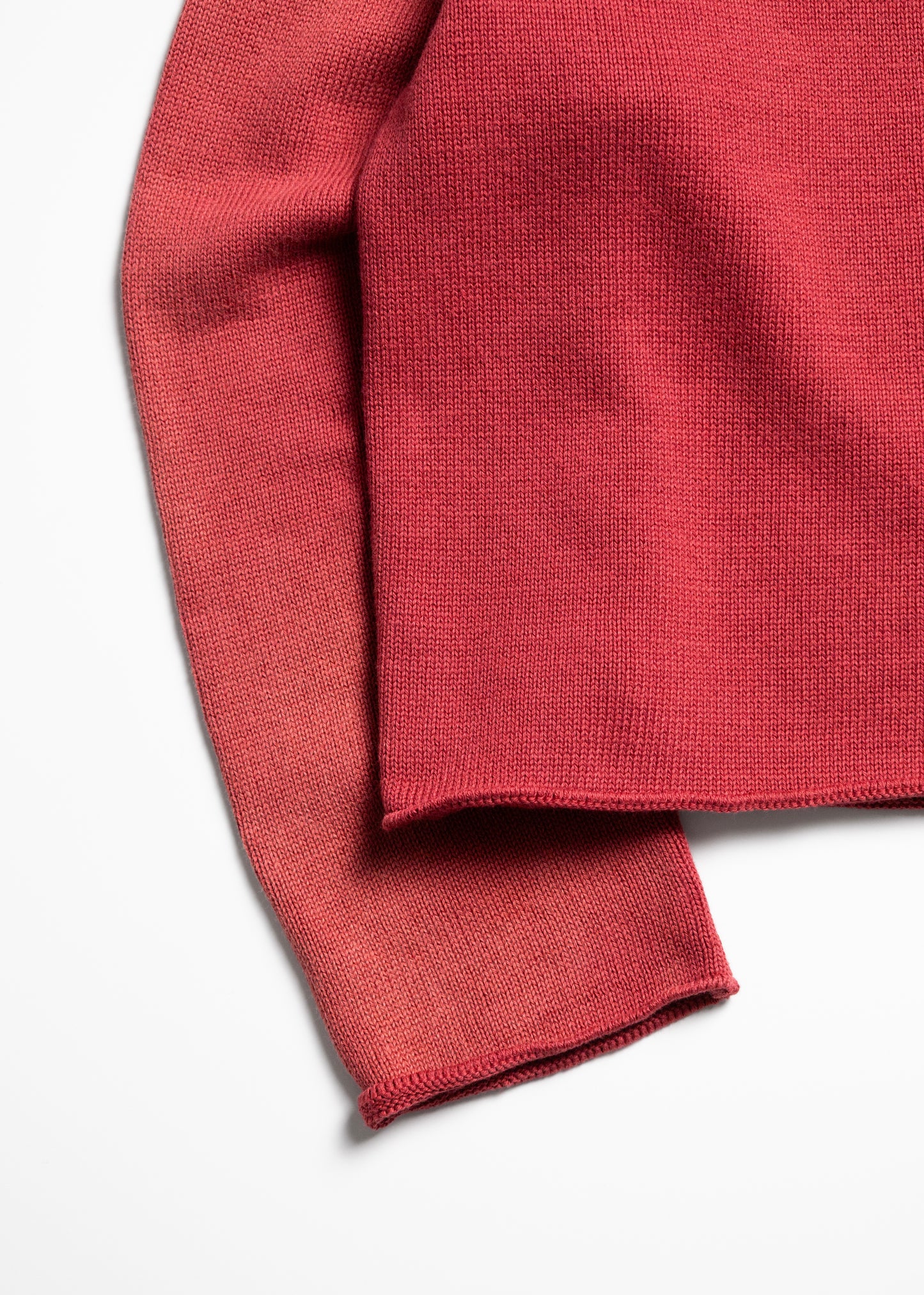 [KHOKI] Vintage-effect Cotton Knit Pullover