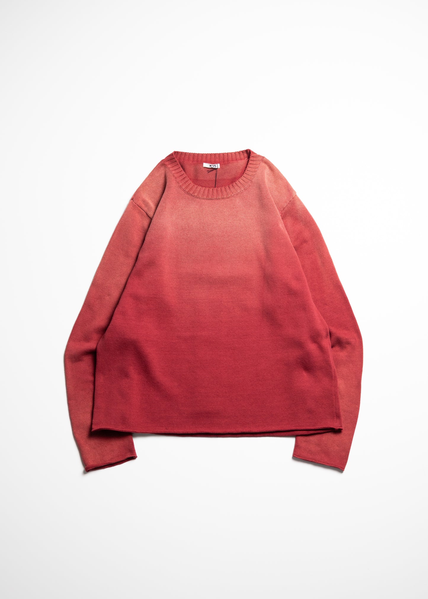 [KHOKI] Vintage-effect Cotton Knit Pullover