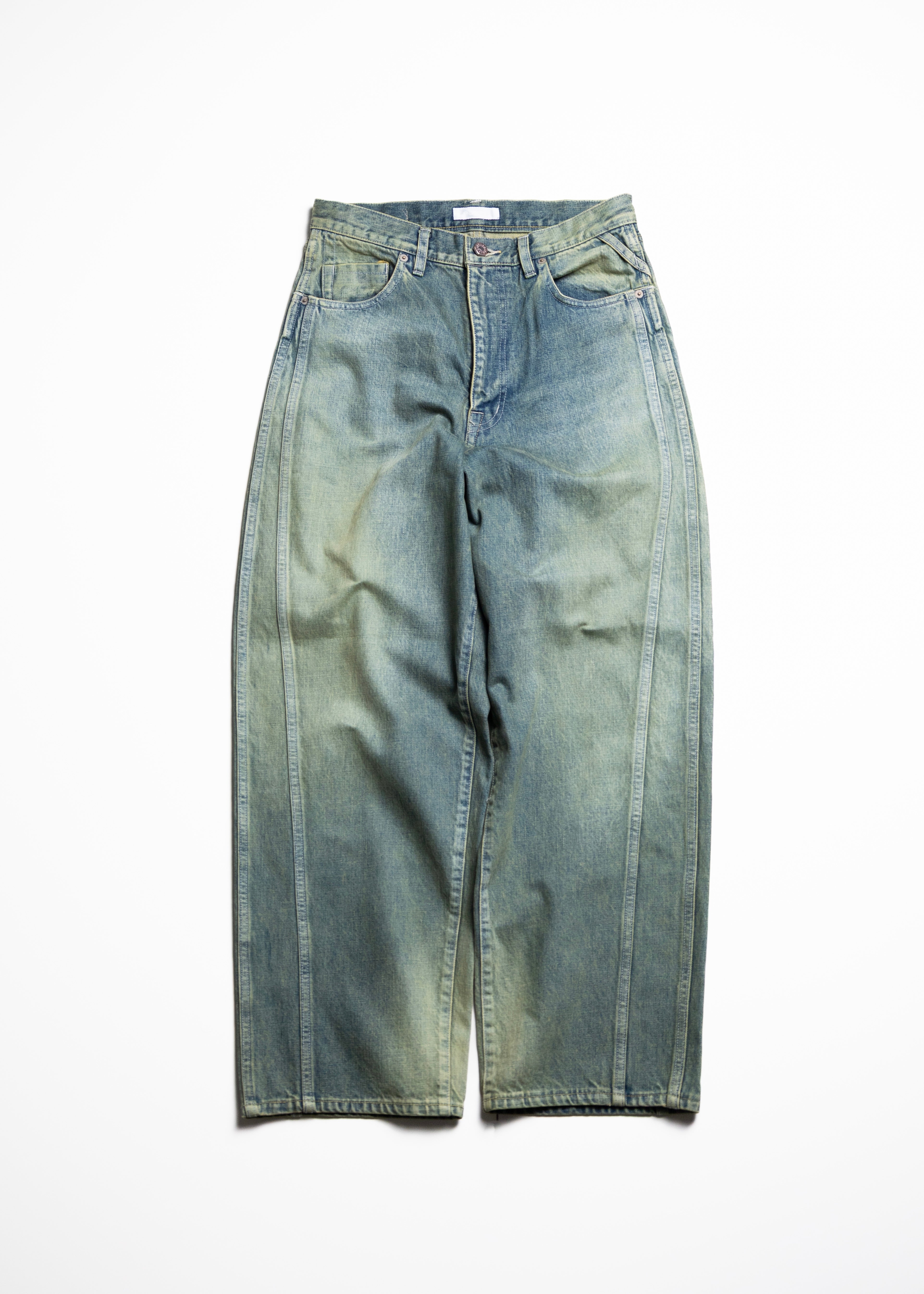 ROTOL（ロトル）TRIPLE SEAMS 6P DENIM WIDE DAMAGE – process
