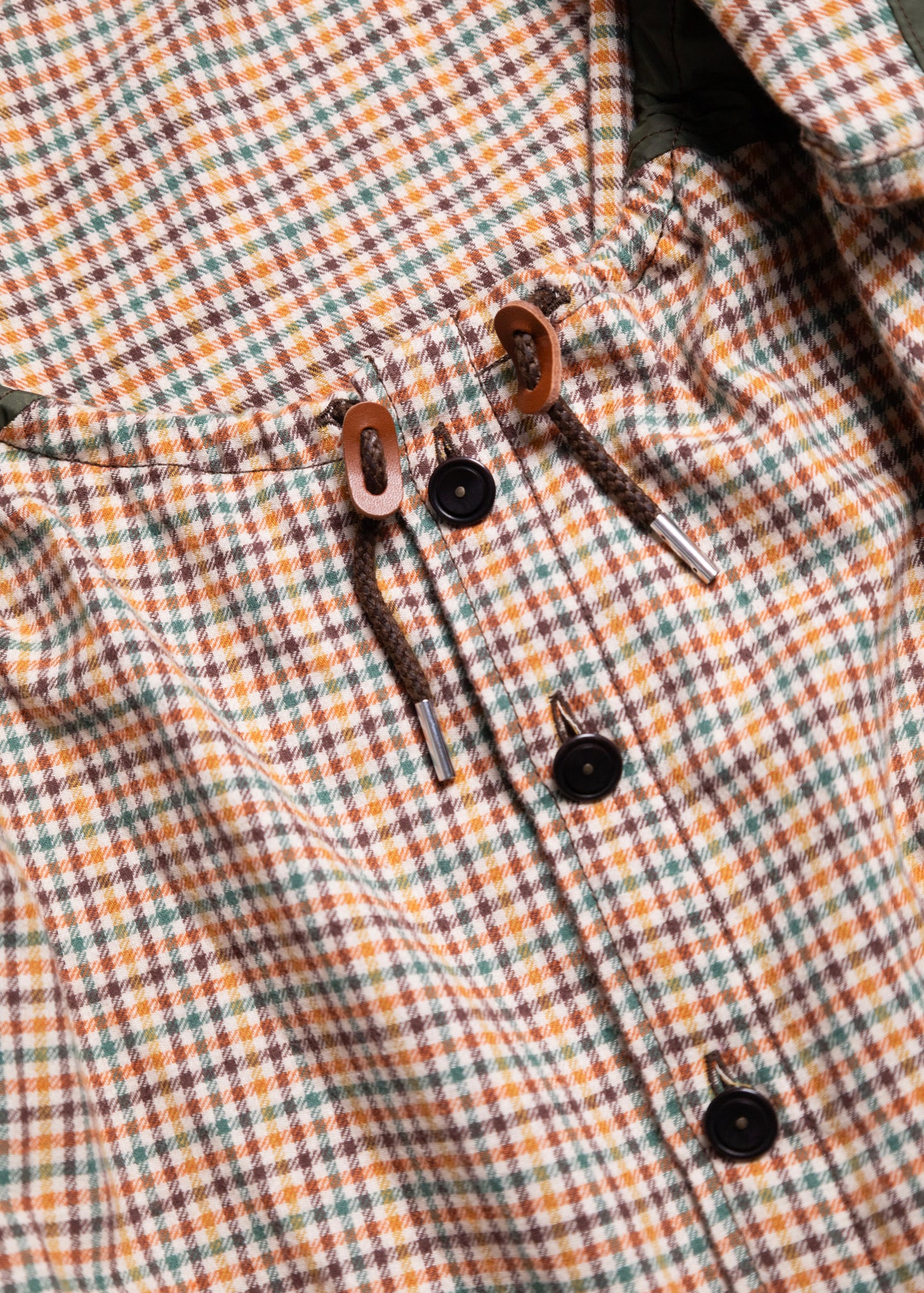 [KHOKI] Checked Smock Shirt