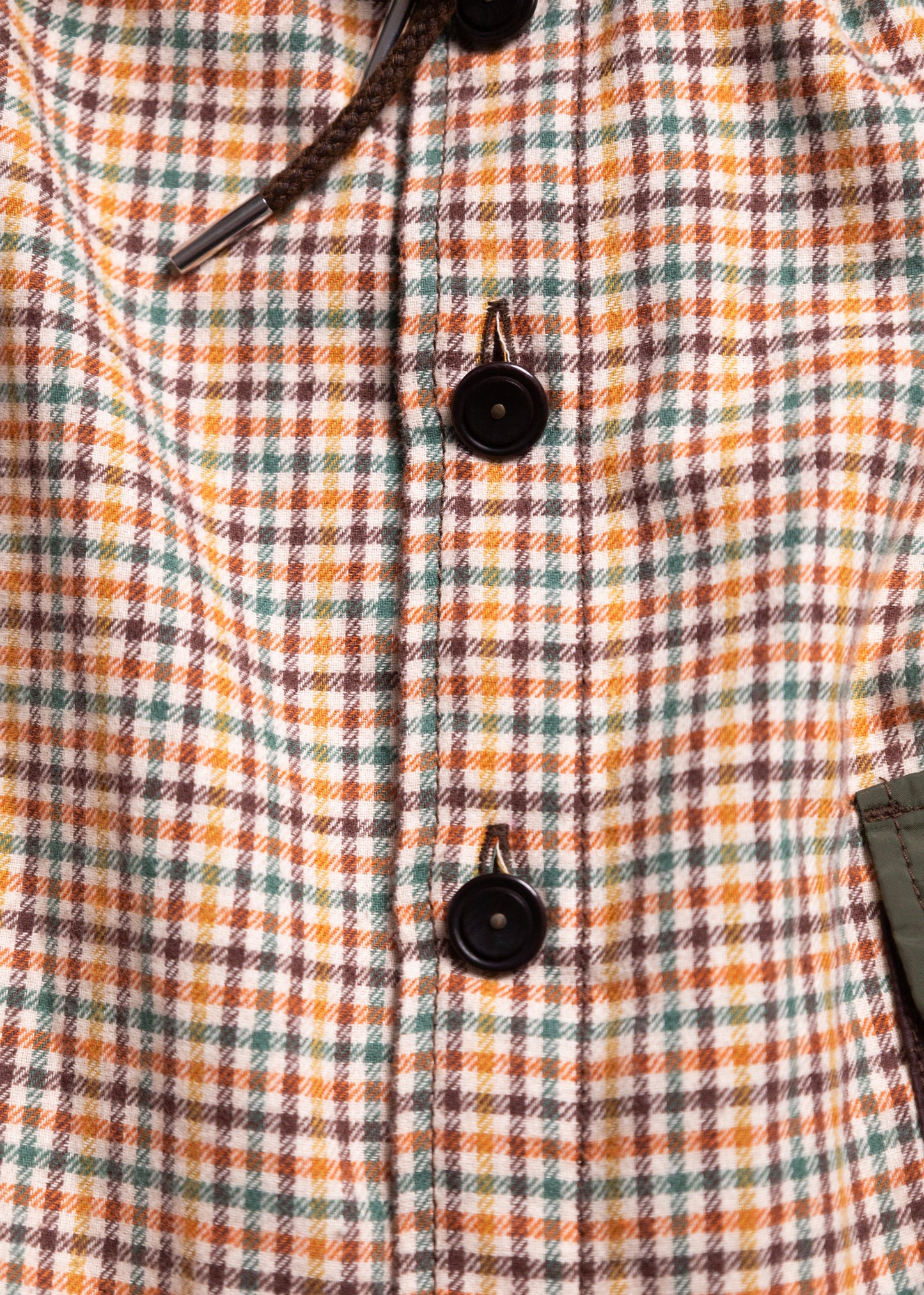 [KHOKI] Checked Smock Shirt