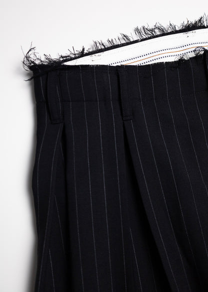 [KHOKI] Pleats Bonded Wool Pants