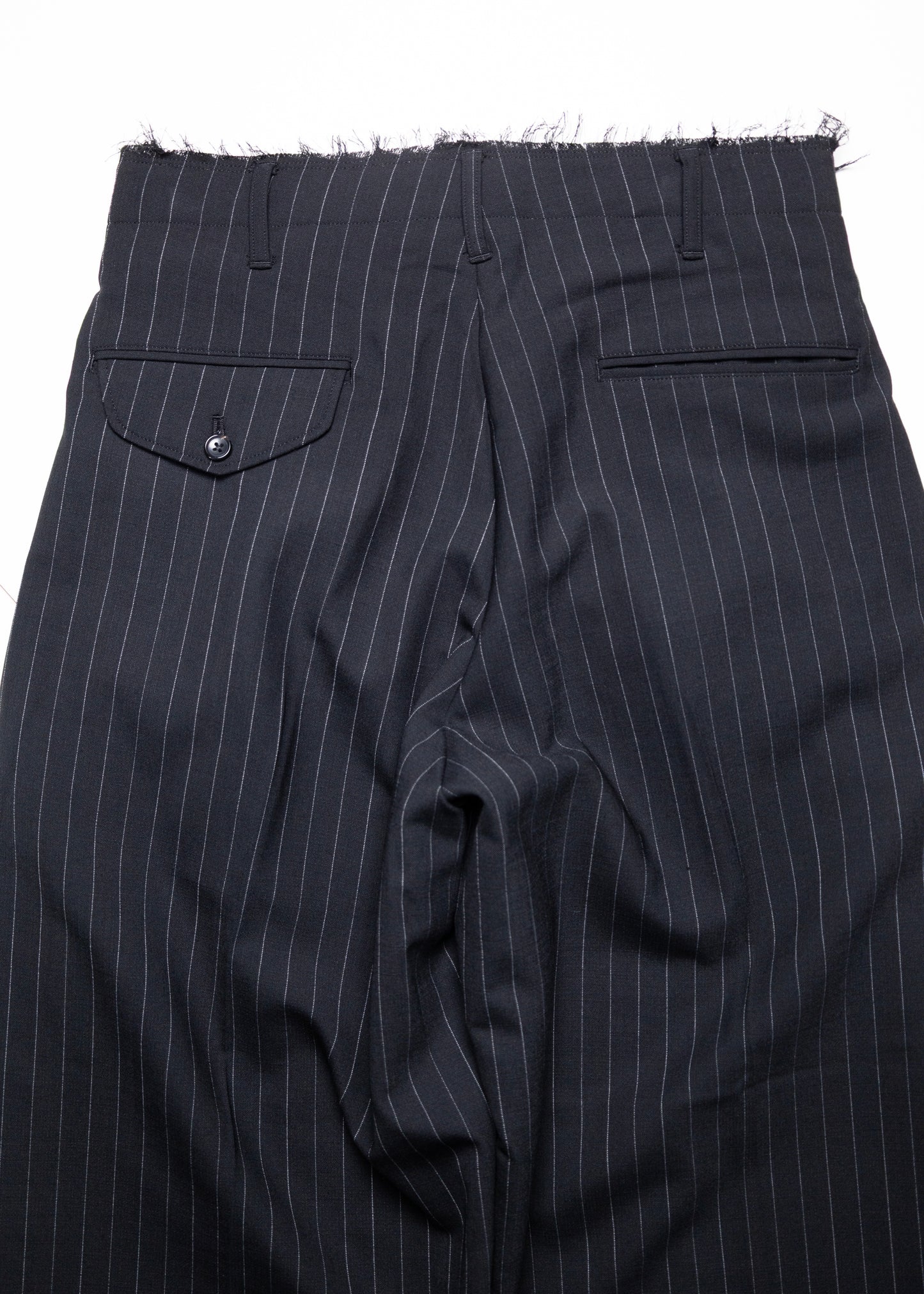 [KHOKI] Pleats Bonded Wool Pants