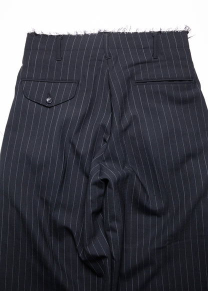 [KHOKI] Pleats Bonded Wool Pants