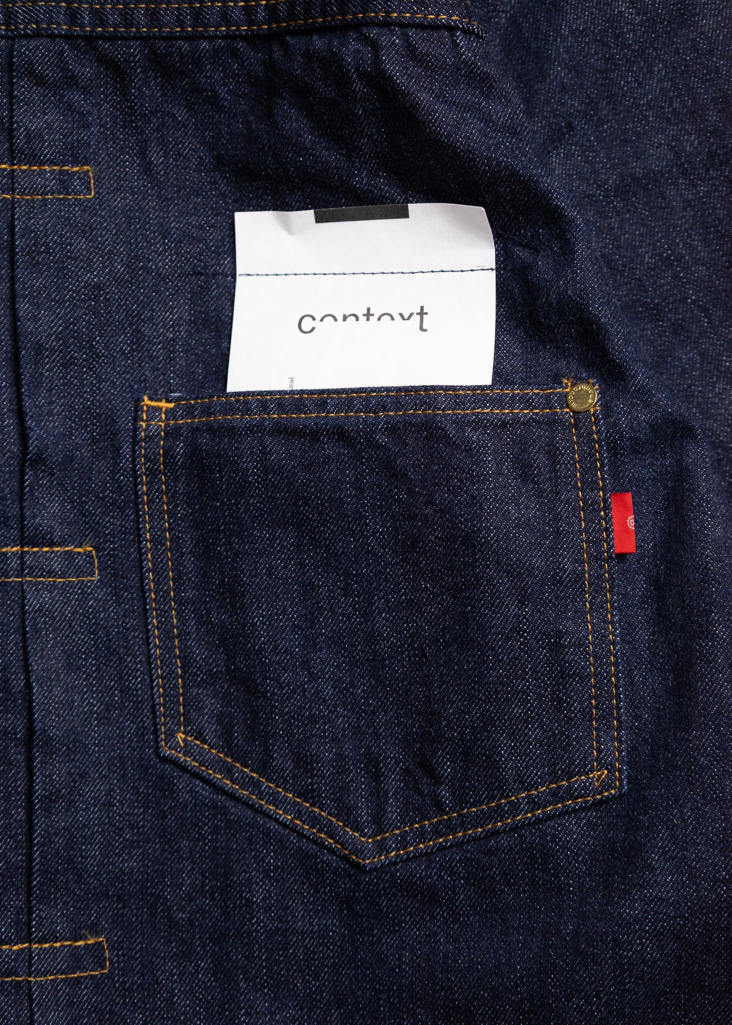 [ANACHRONORM] CONTEXT-005 FRONT TUCK DENIM JACKET