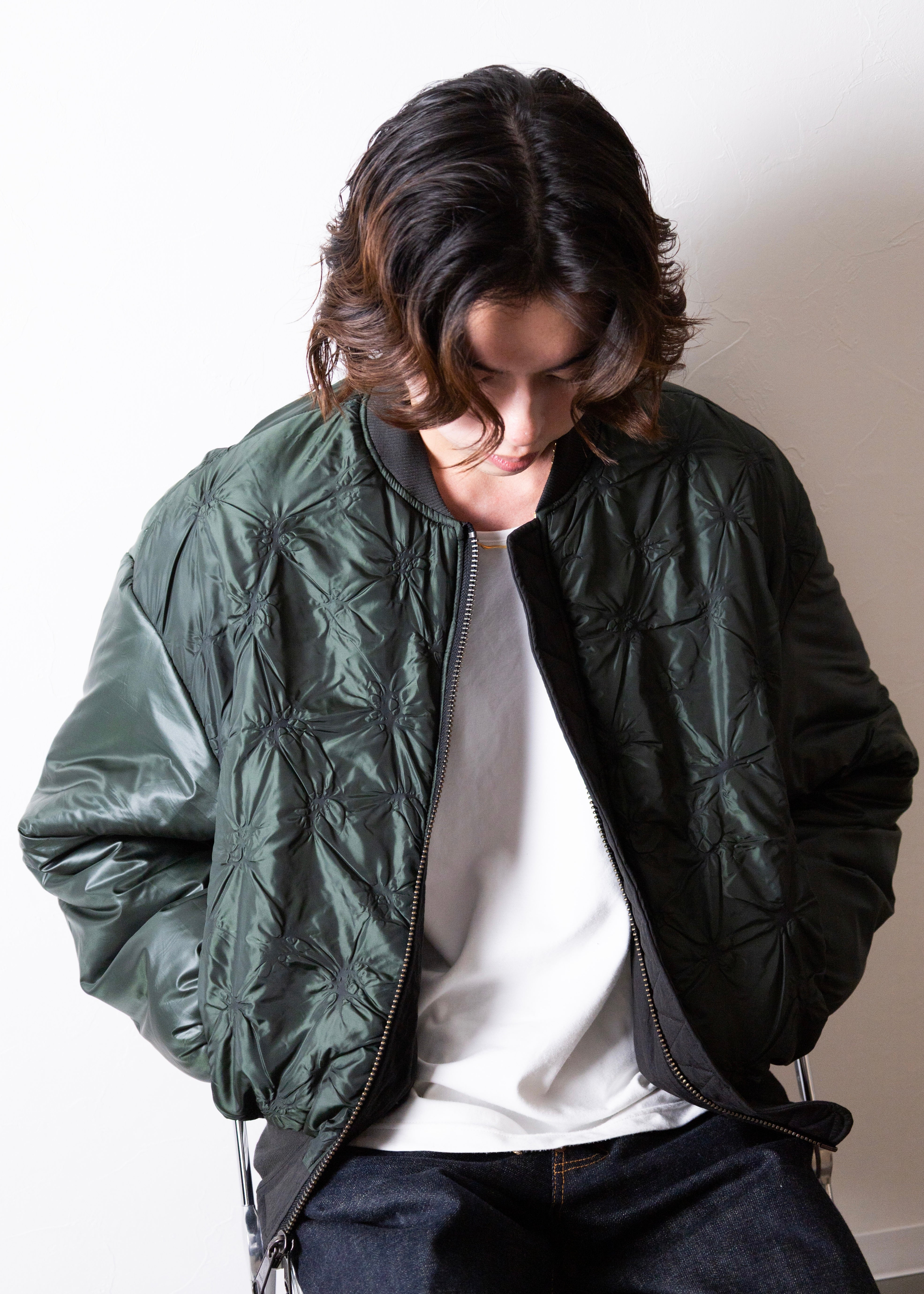 ryaw（リャウ）HIDDEN BOMBER JACKET – process