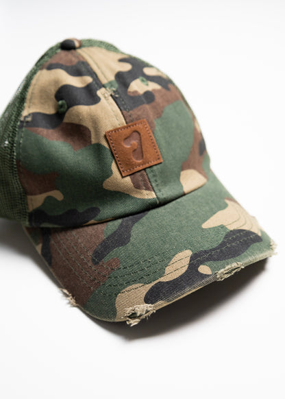[JIEDA] JIEDA PATCH VINTAGE TRUCKER CAP