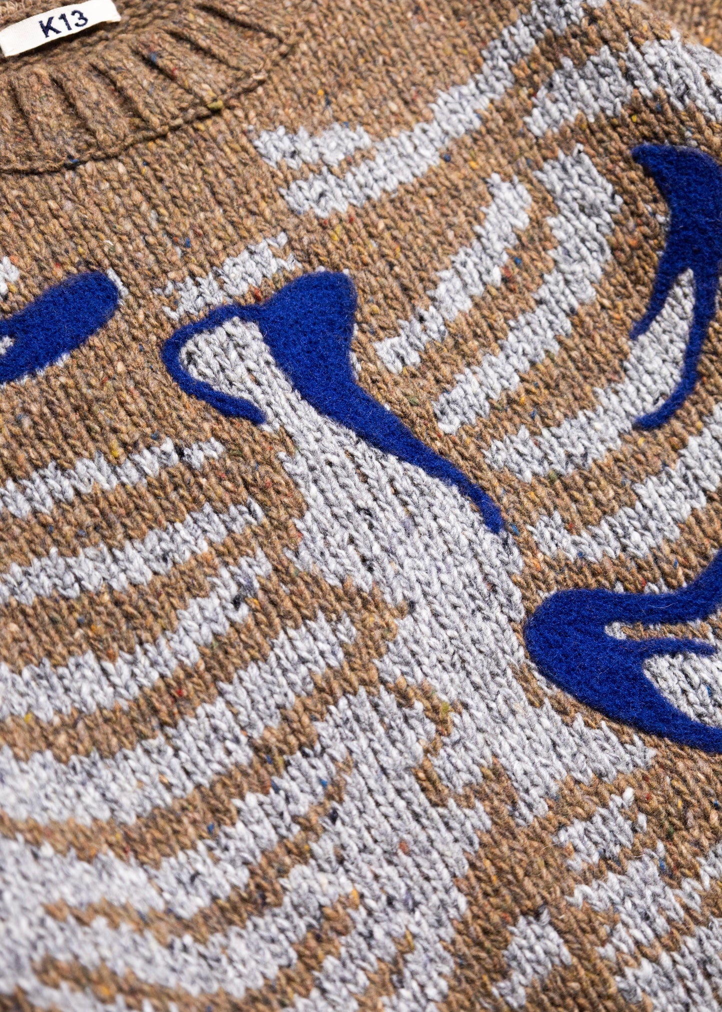 [KHOKI] Needle punched knit