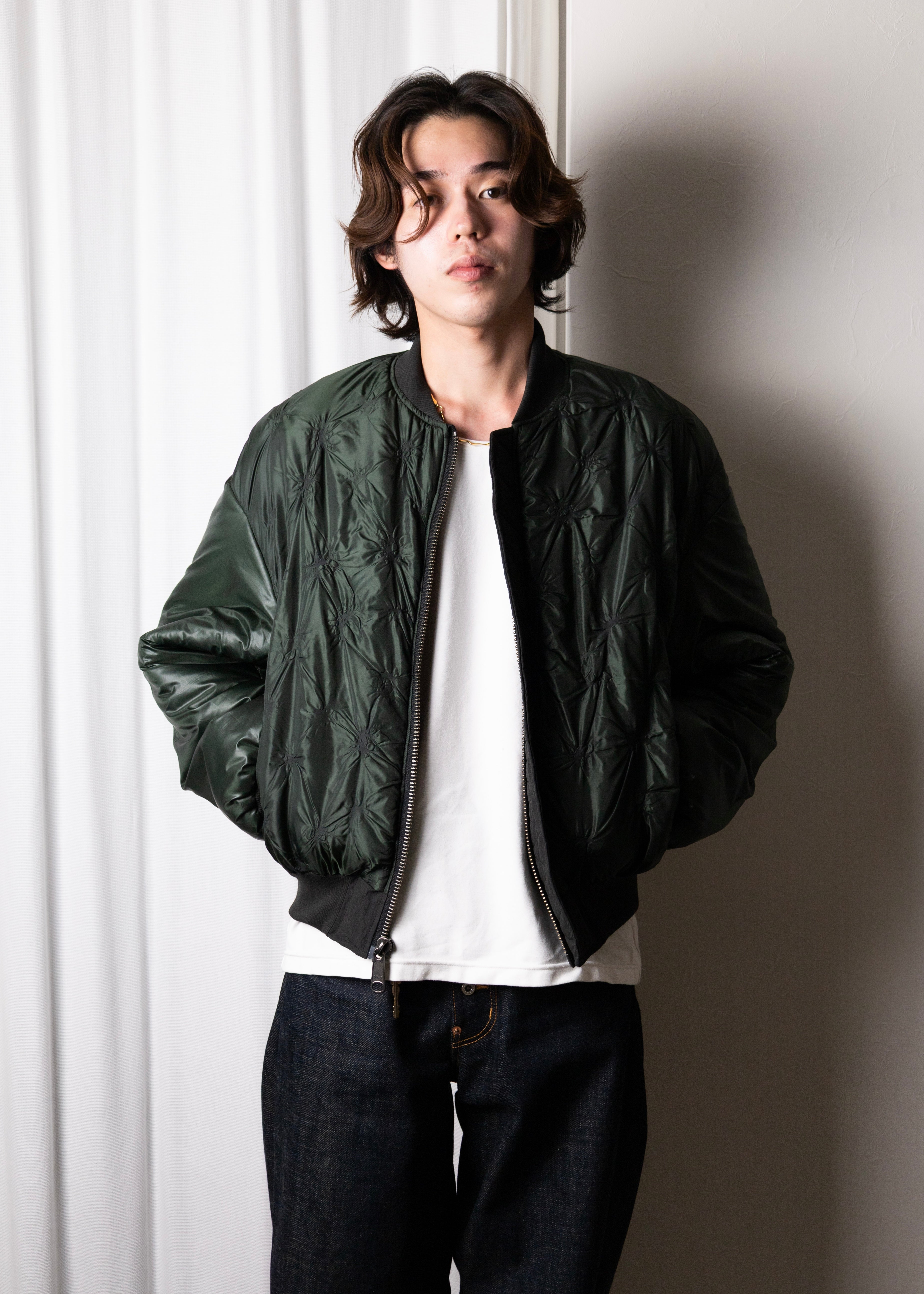 ryaw（リャウ）HIDDEN BOMBER JACKET – process