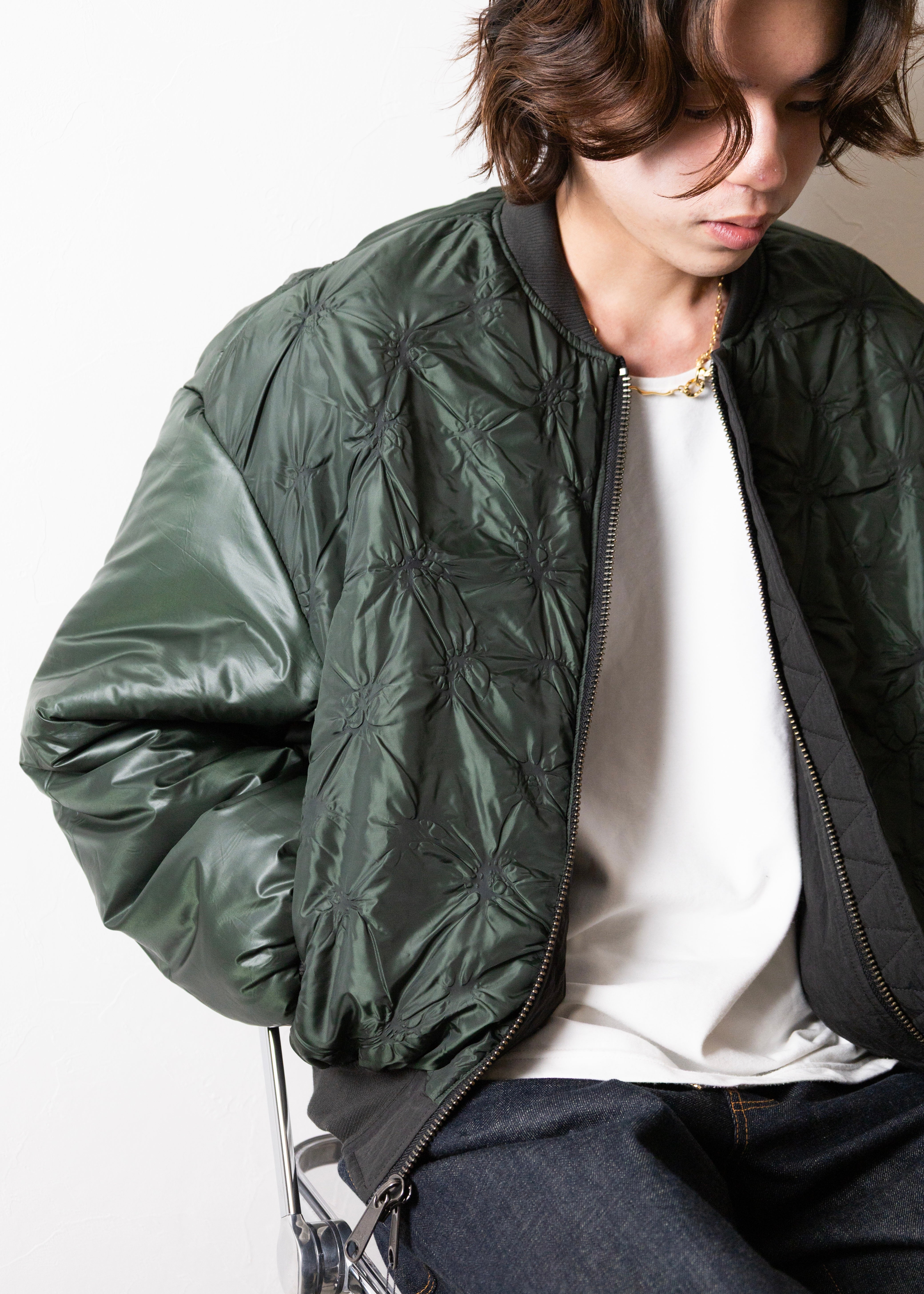 ryaw（リャウ）HIDDEN BOMBER JACKET – process