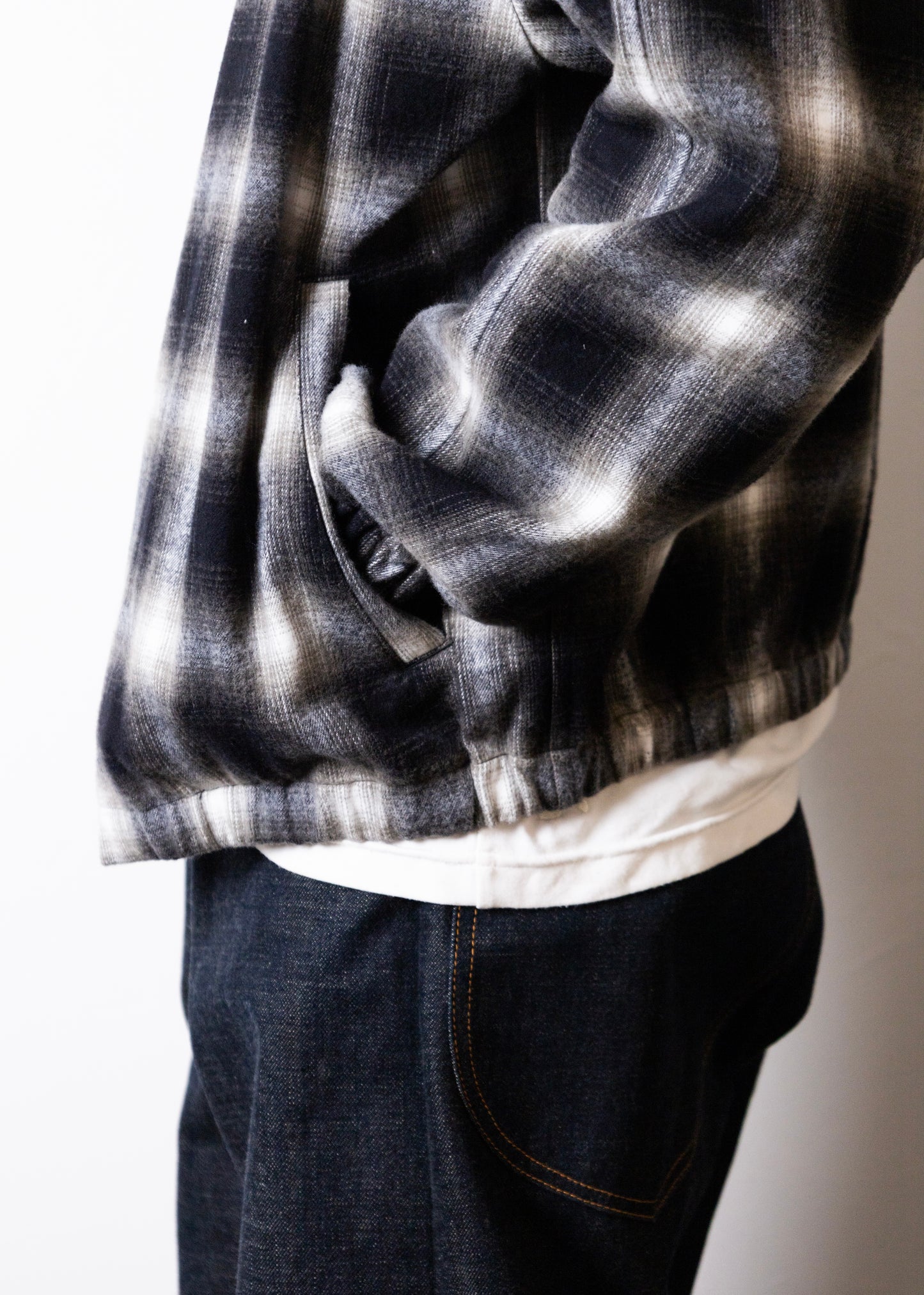 [CABARET POVAL] Ombre Check Drizzler Shirt