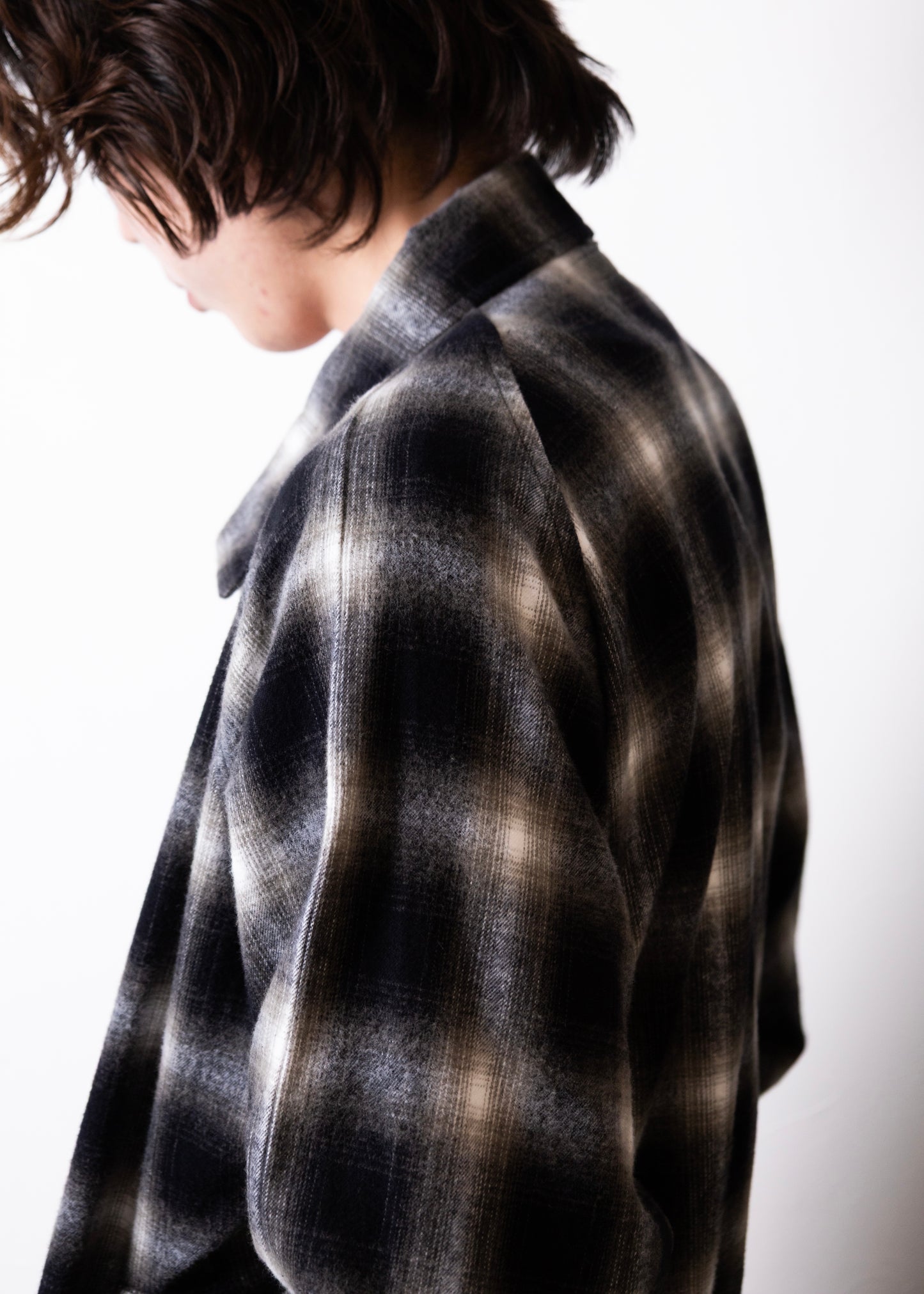 [CABARET POVAL] Ombre Check Drizzler Shirt