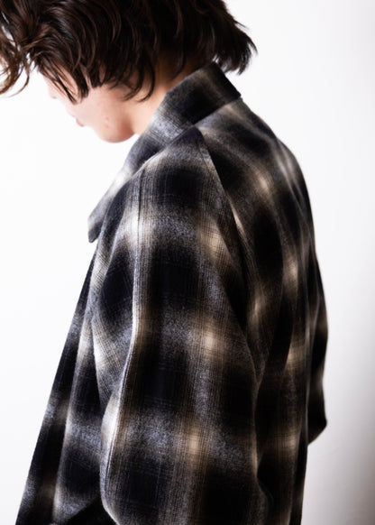 [CABARET POVAL] Ombre Check Drizzler Shirt