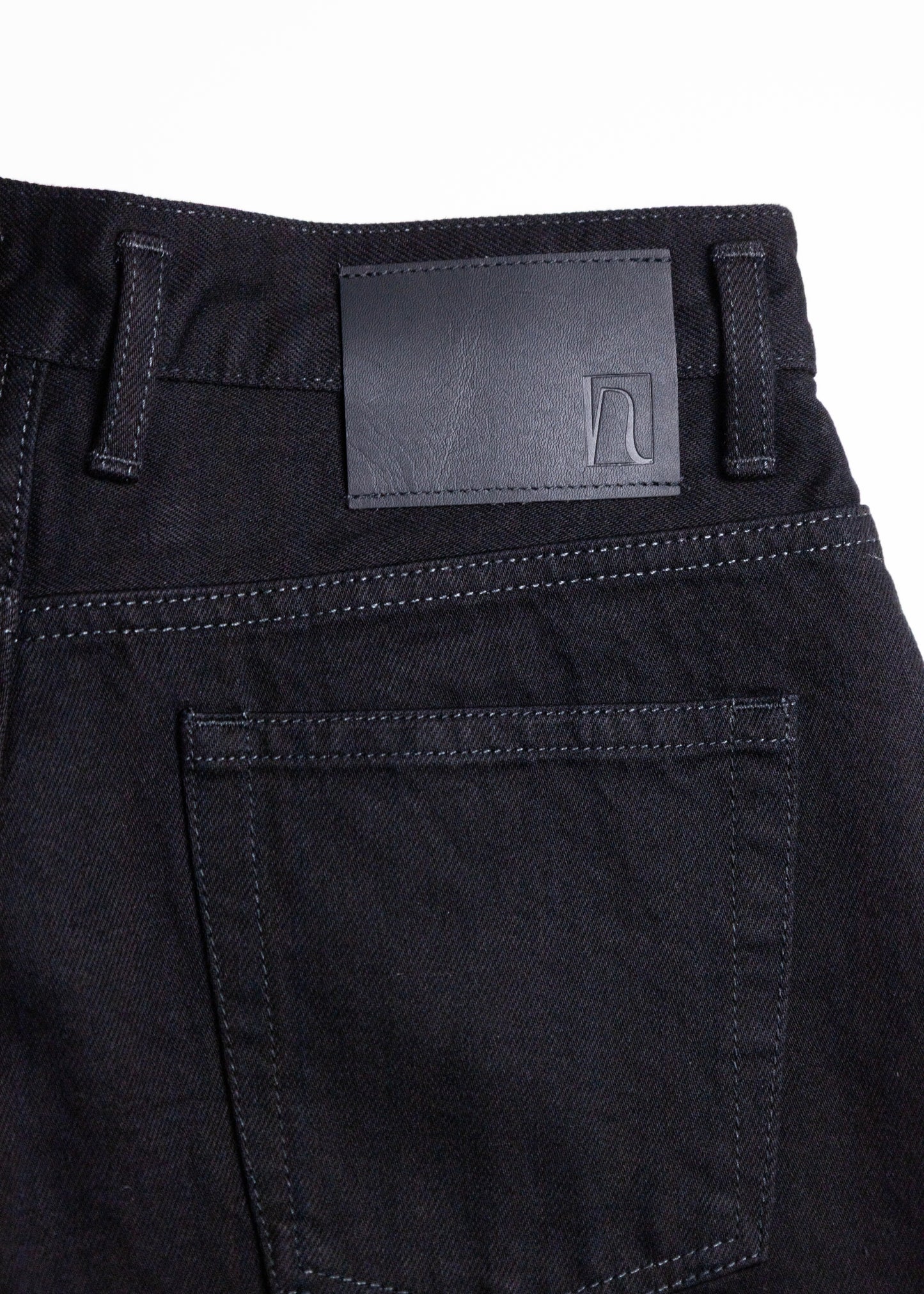 [nakedgauge] ONE WASH BLACK DENIM ROBERTS