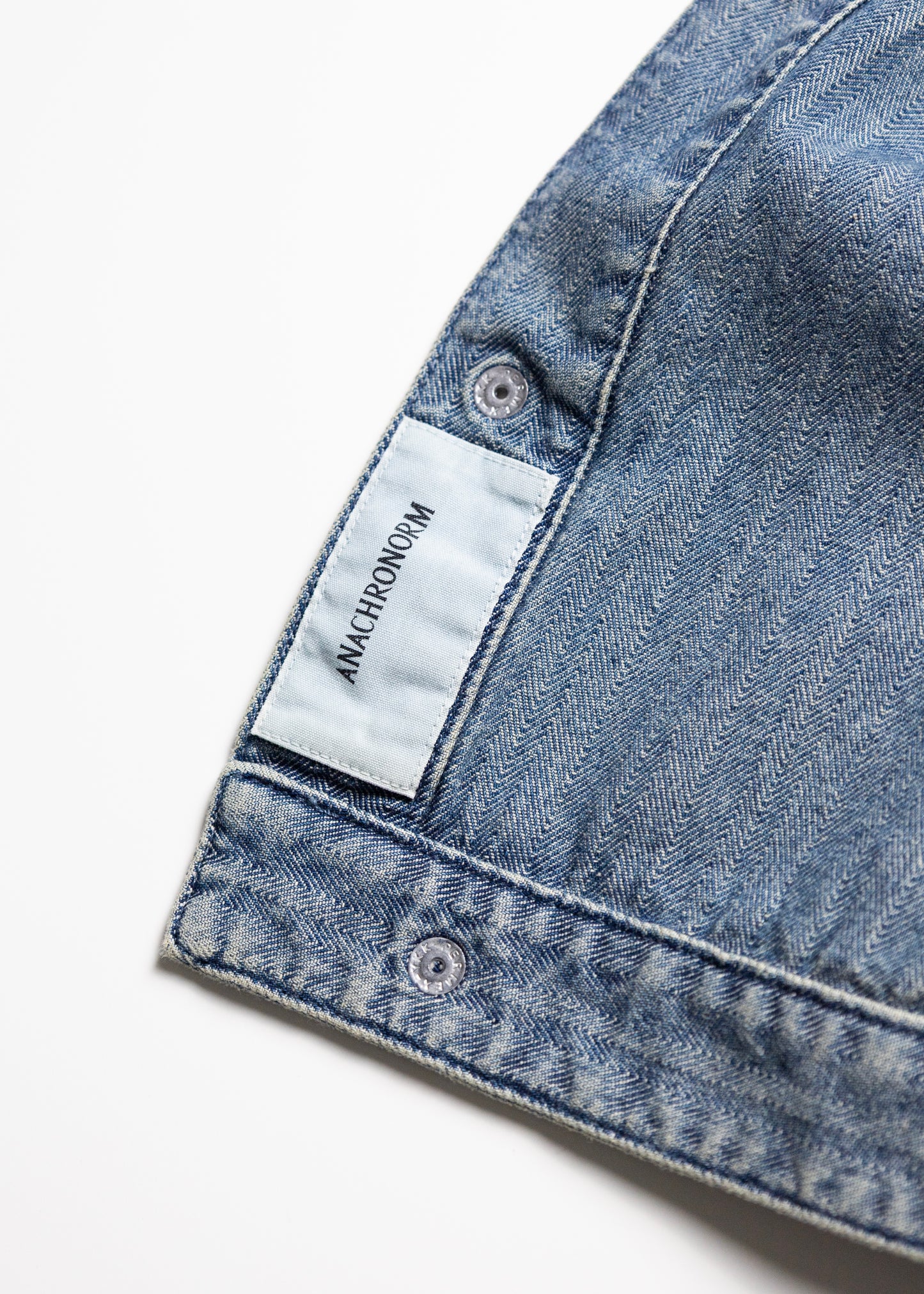 [ANACHRONORM] HERRINGBONE DENIM JACKET