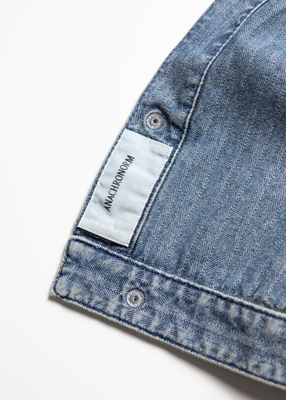 [ANACHRONORM] HERRINGBONE DENIM JACKET