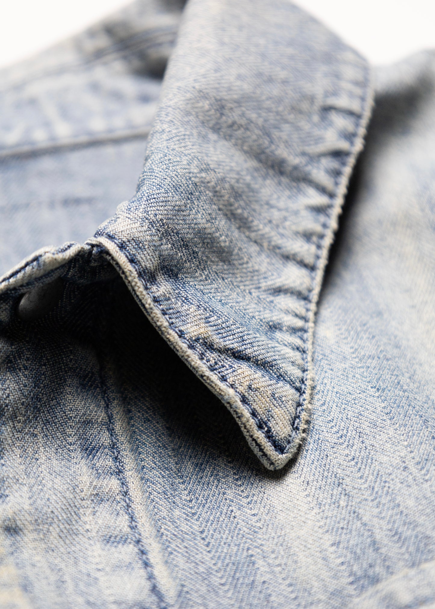 [ANACHRONORM] HERRINGBONE DENIM JACKET