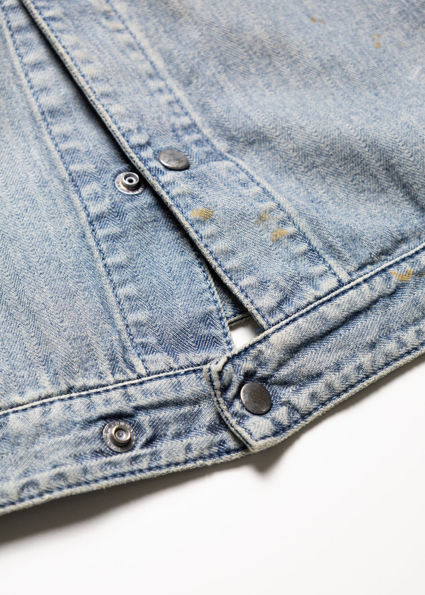 [ANACHRONORM] HERRINGBONE DENIM JACKET