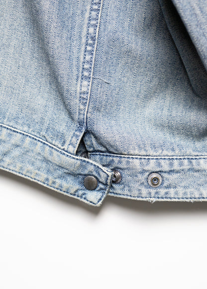 [ANACHRONORM] HERRINGBONE DENIM JACKET