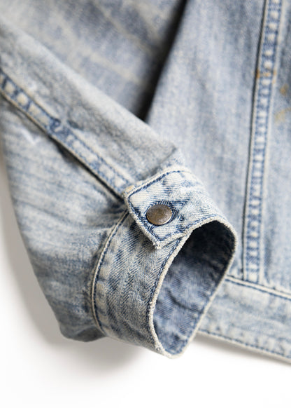 [ANACHRONORM] HERRINGBONE DENIM JACKET