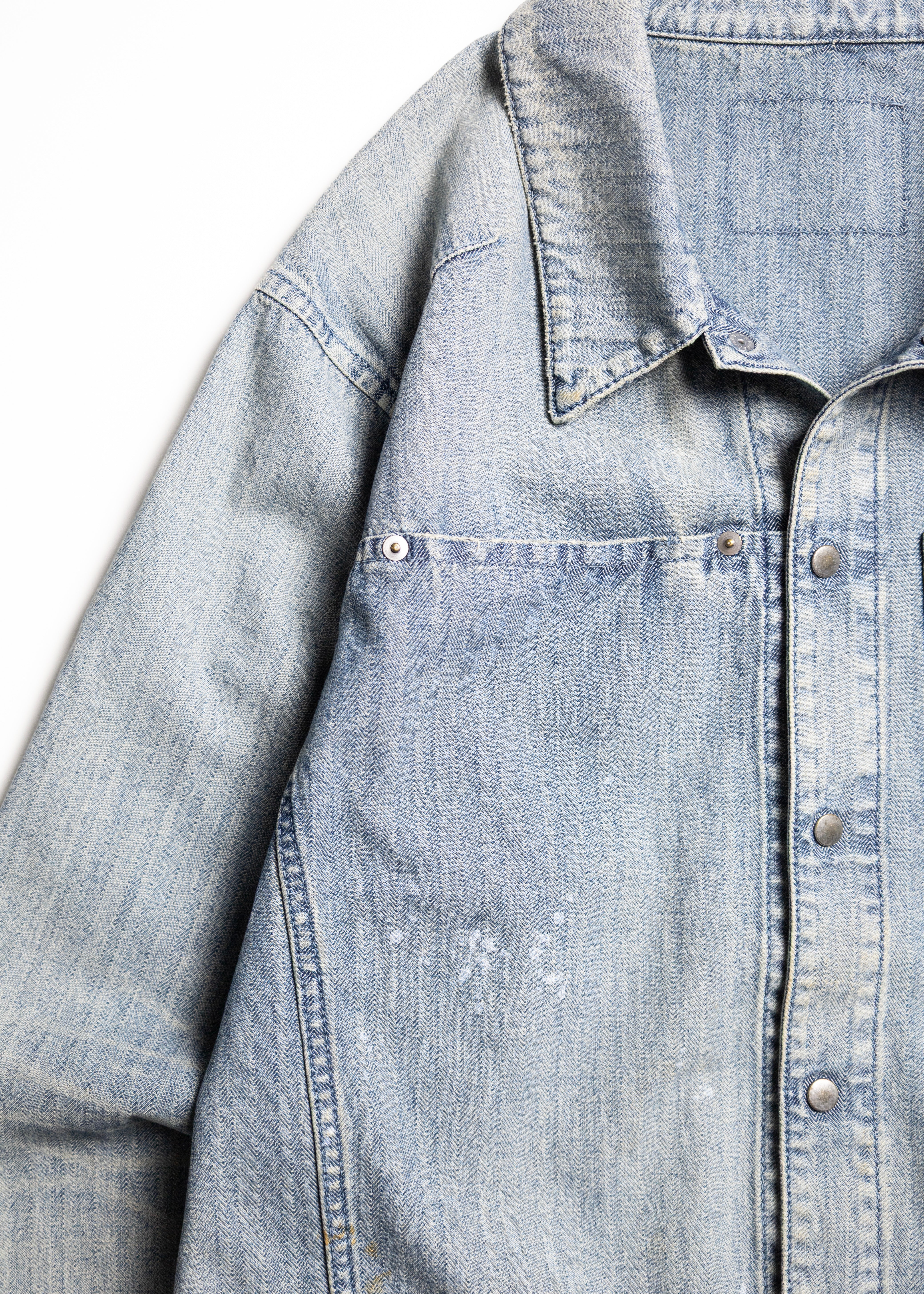 ANACHRONORM（アナクロノーム）HERRINGBONE DENIM JACKET – process