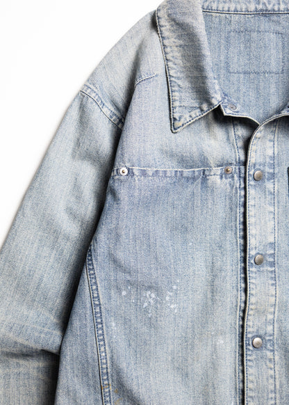 [ANACHRONORM] HERRINGBONE DENIM JACKET