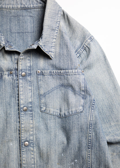 [ANACHRONORM] HERRINGBONE DENIM JACKET
