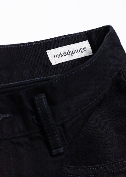 [nakedgauge] ONE WASH BLACK DENIM ROBERTS