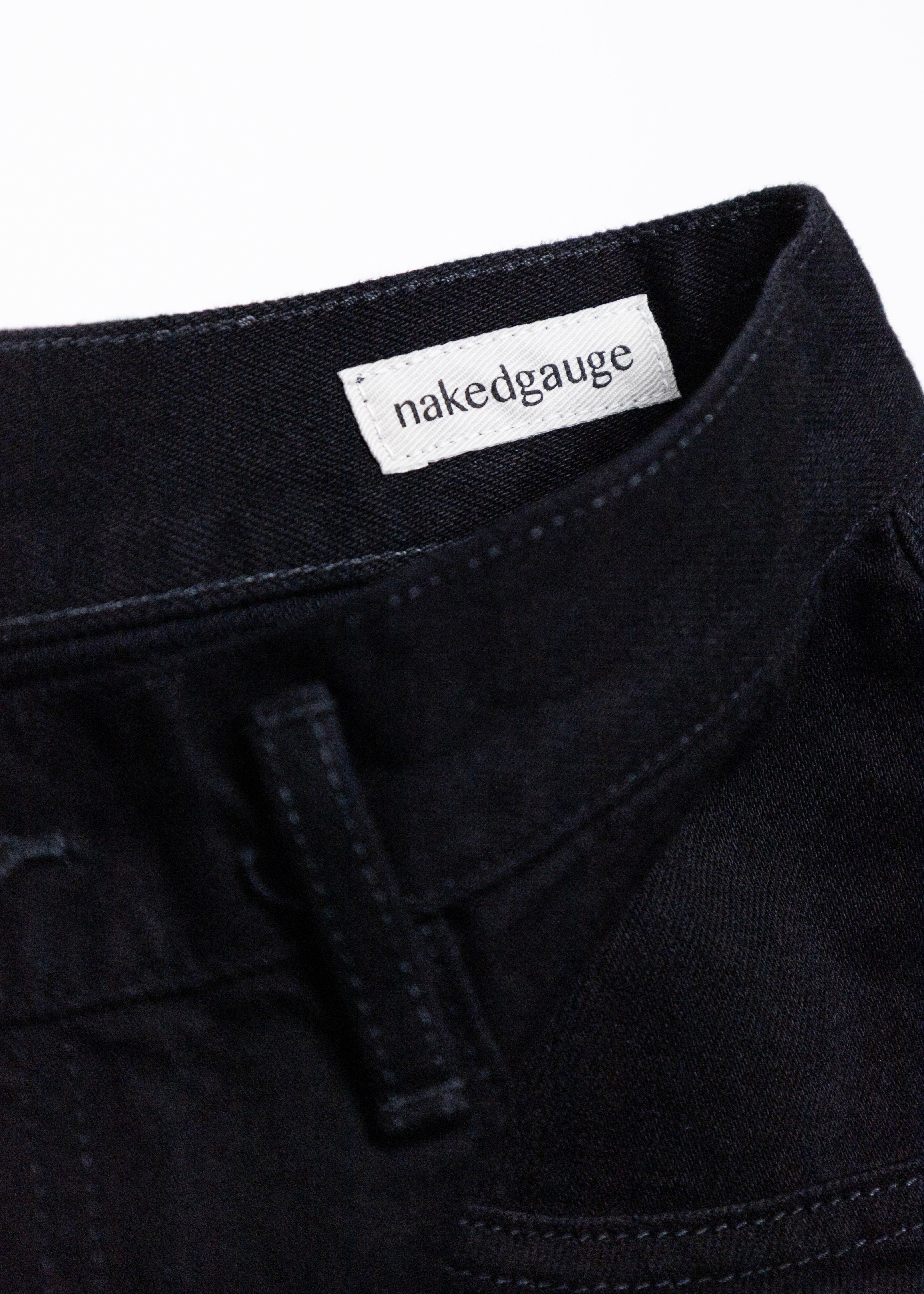 nakedgauge（ネイキッドゲージ）ONE WASH BLACK DENIM ASHLEY JEANS