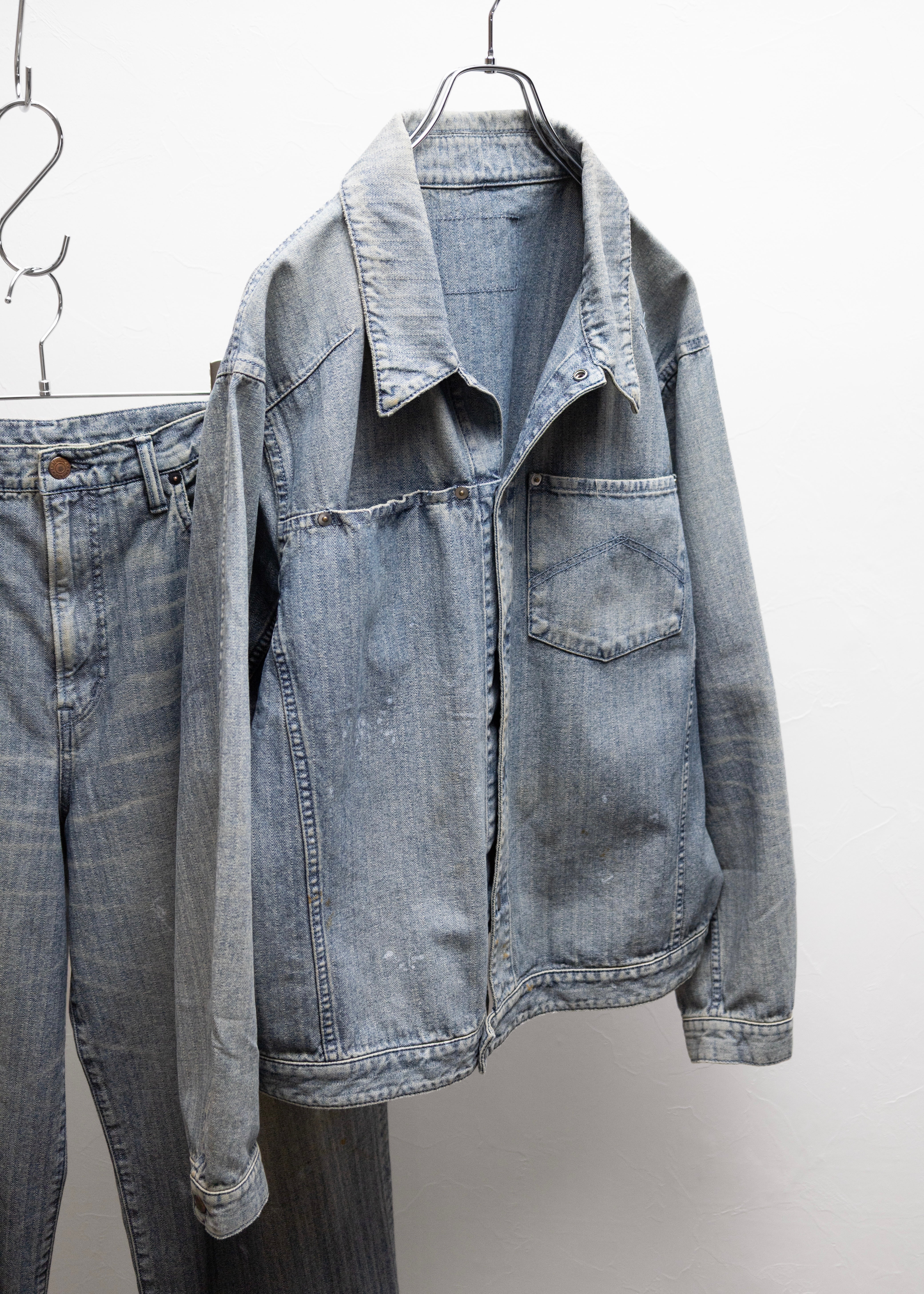 ANACHRONORM（アナクロノーム）HERRINGBONE DENIM JACKET – process