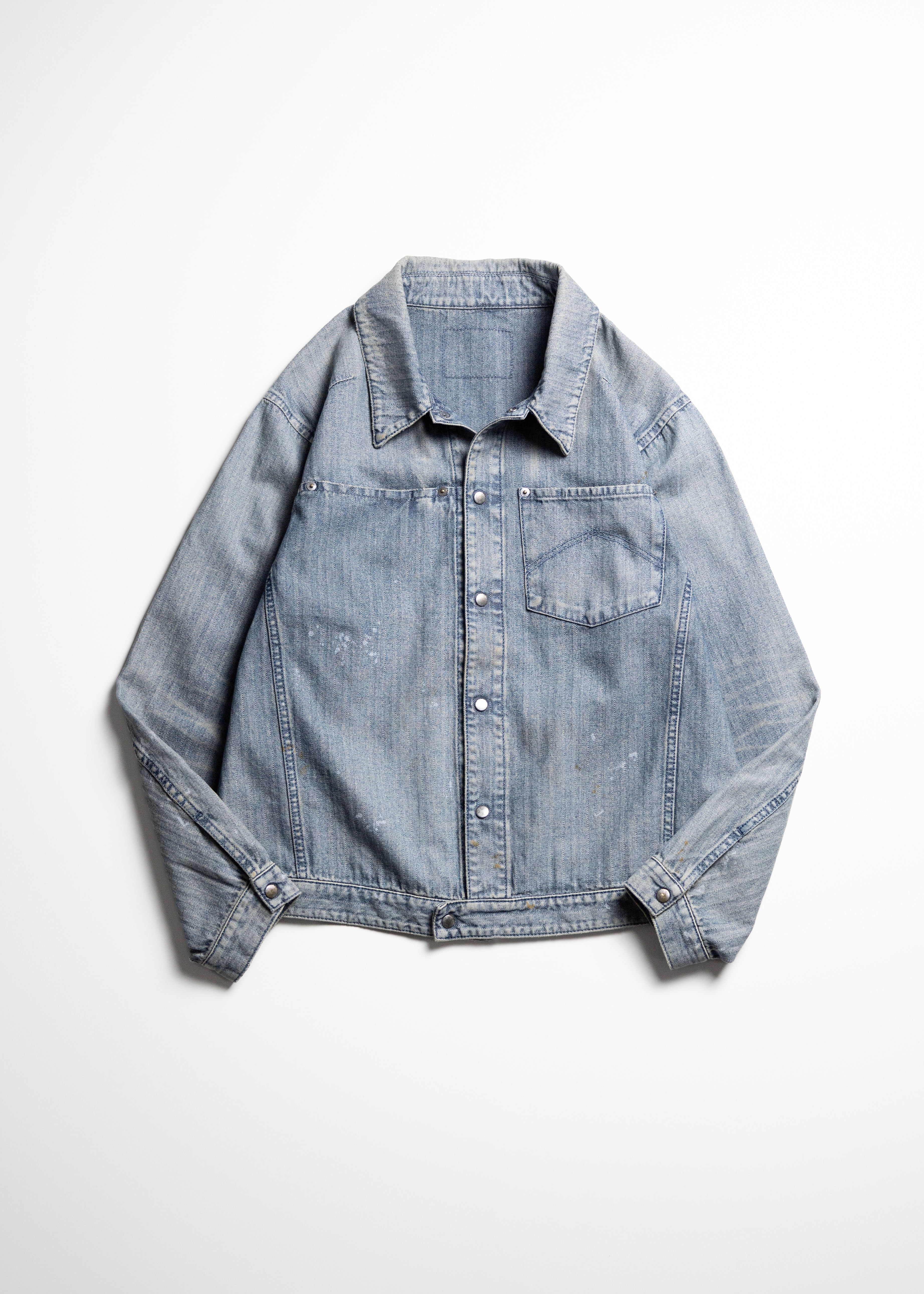 ANACHRONORM（アナクロノーム）HERRINGBONE DENIM JACKET – process