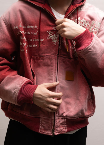 [KHOKI] Vintage-effect embroidered jacket