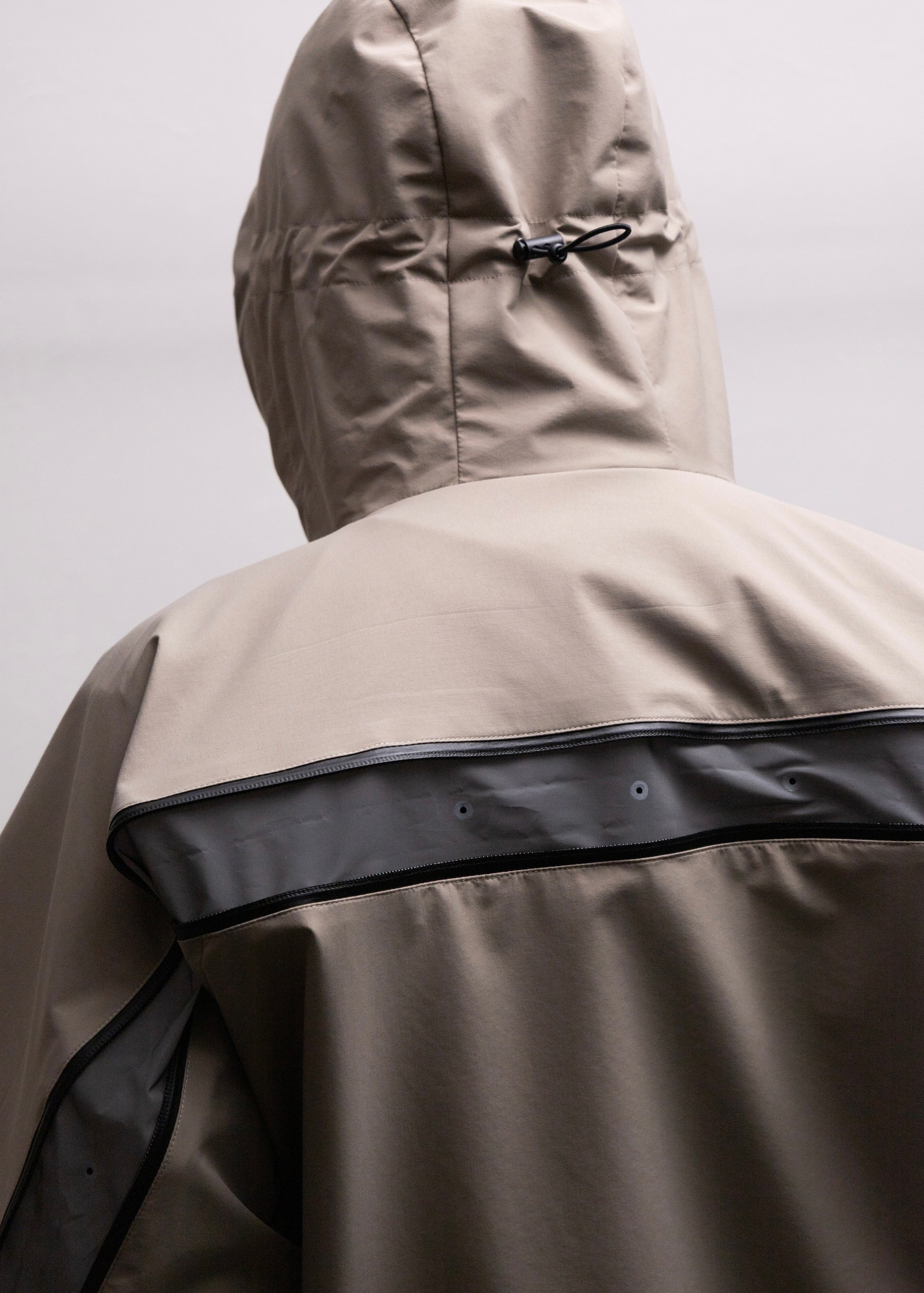 ROTOL Ventilation Shell Parka 3L 着用 175cm SIZE 2 背面
