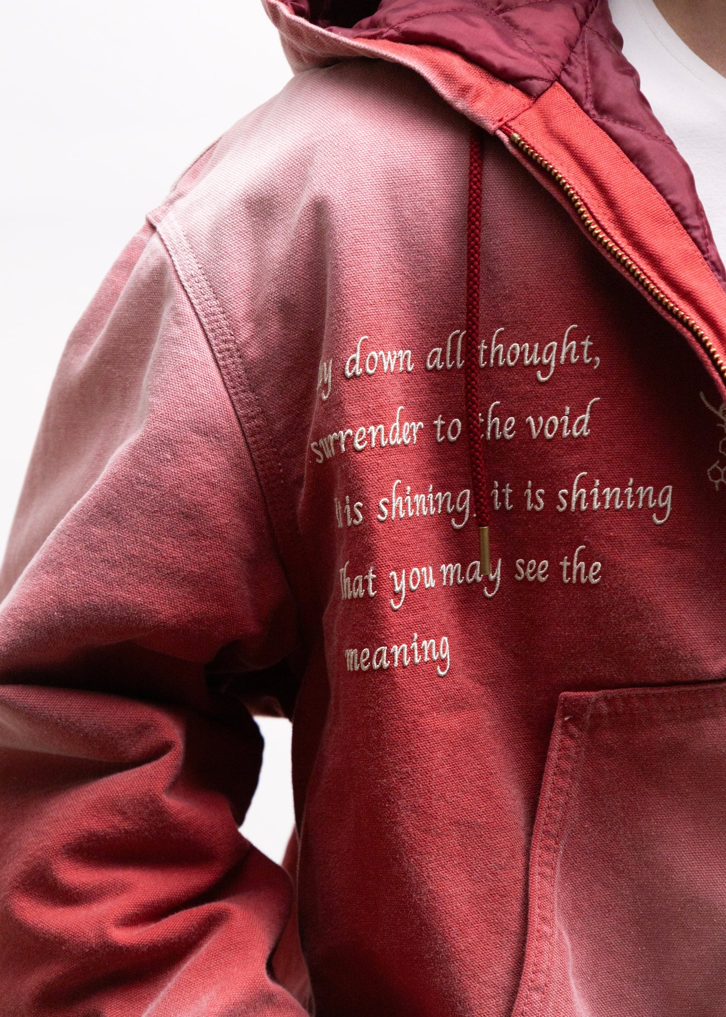 [KHOKI] Vintage-effect embroidered jacket