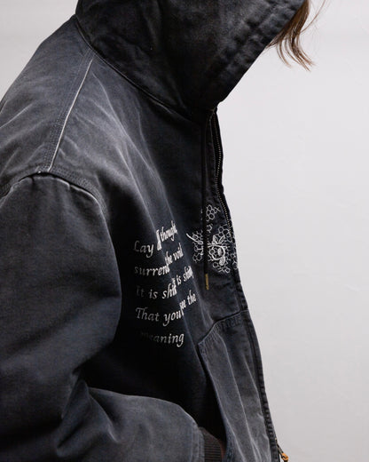 [KHOKI] Vintage-effect embroidered jacket