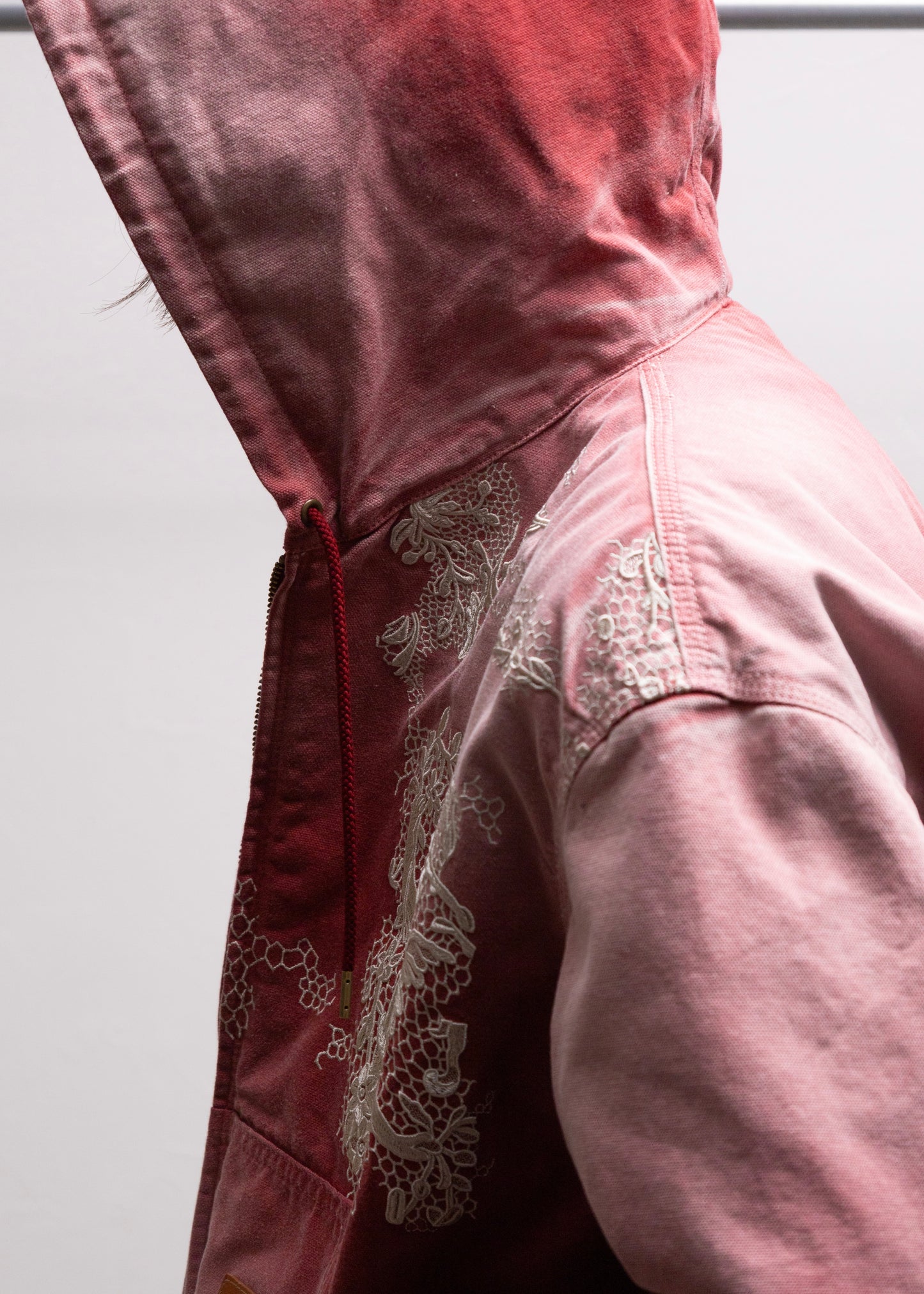 [KHOKI] Vintage-effect embroidered jacket