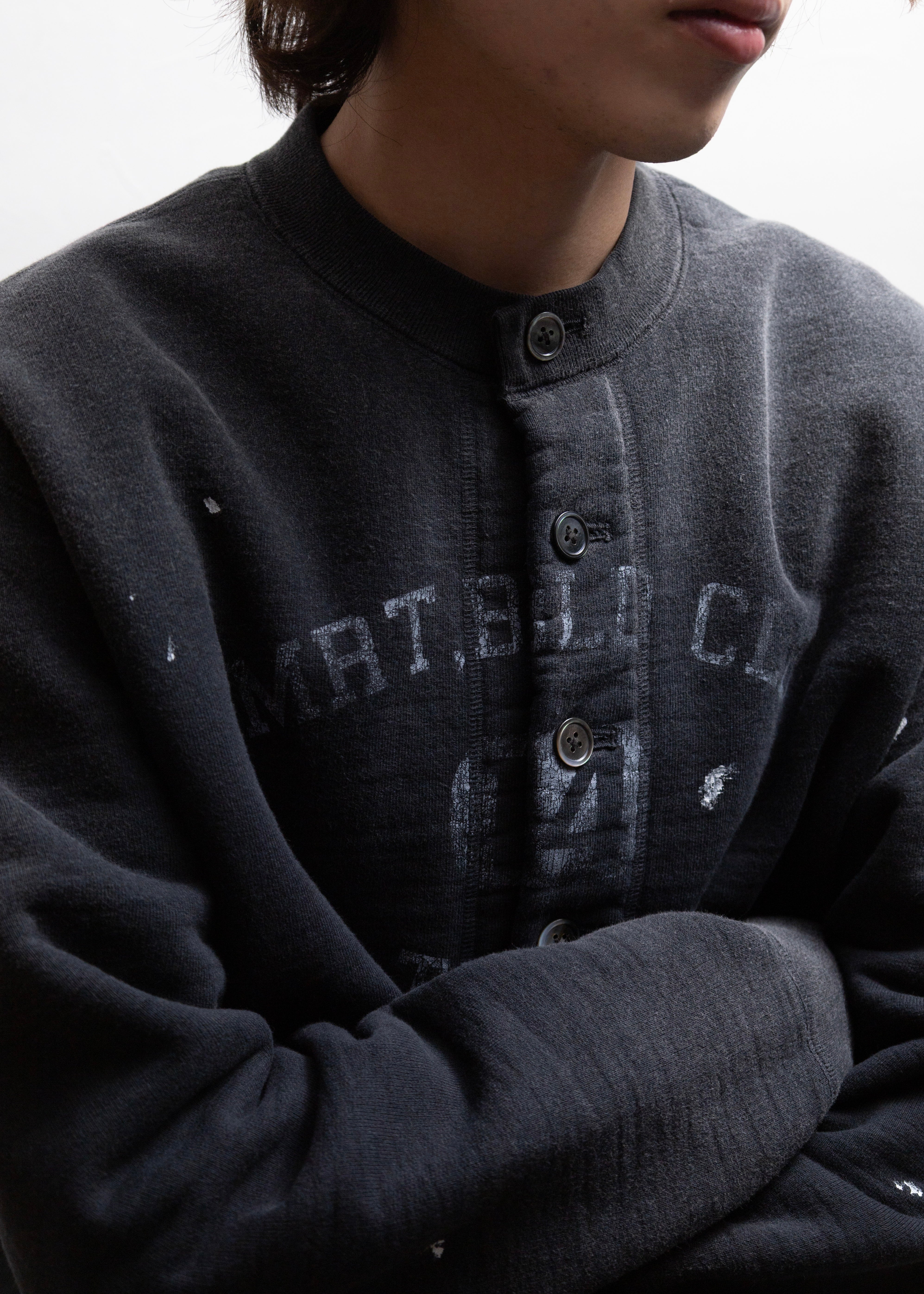 KHOKI カーディガン KHOKI （コッキ）Vintage-effect sweat cardigan – process