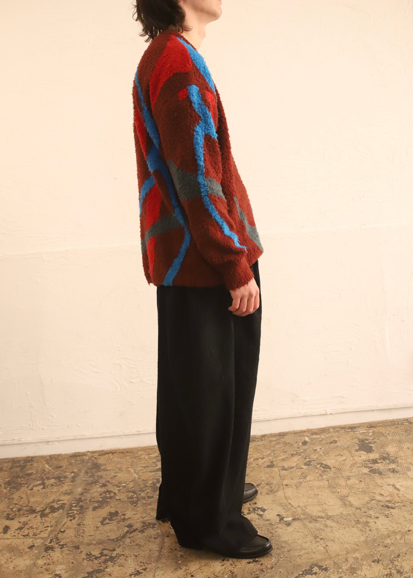 [KHOKI] Jacquard-design knit