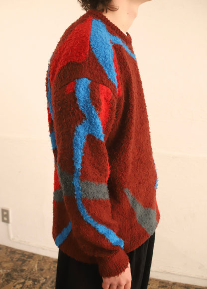 [KHOKI] Jacquard-design knit