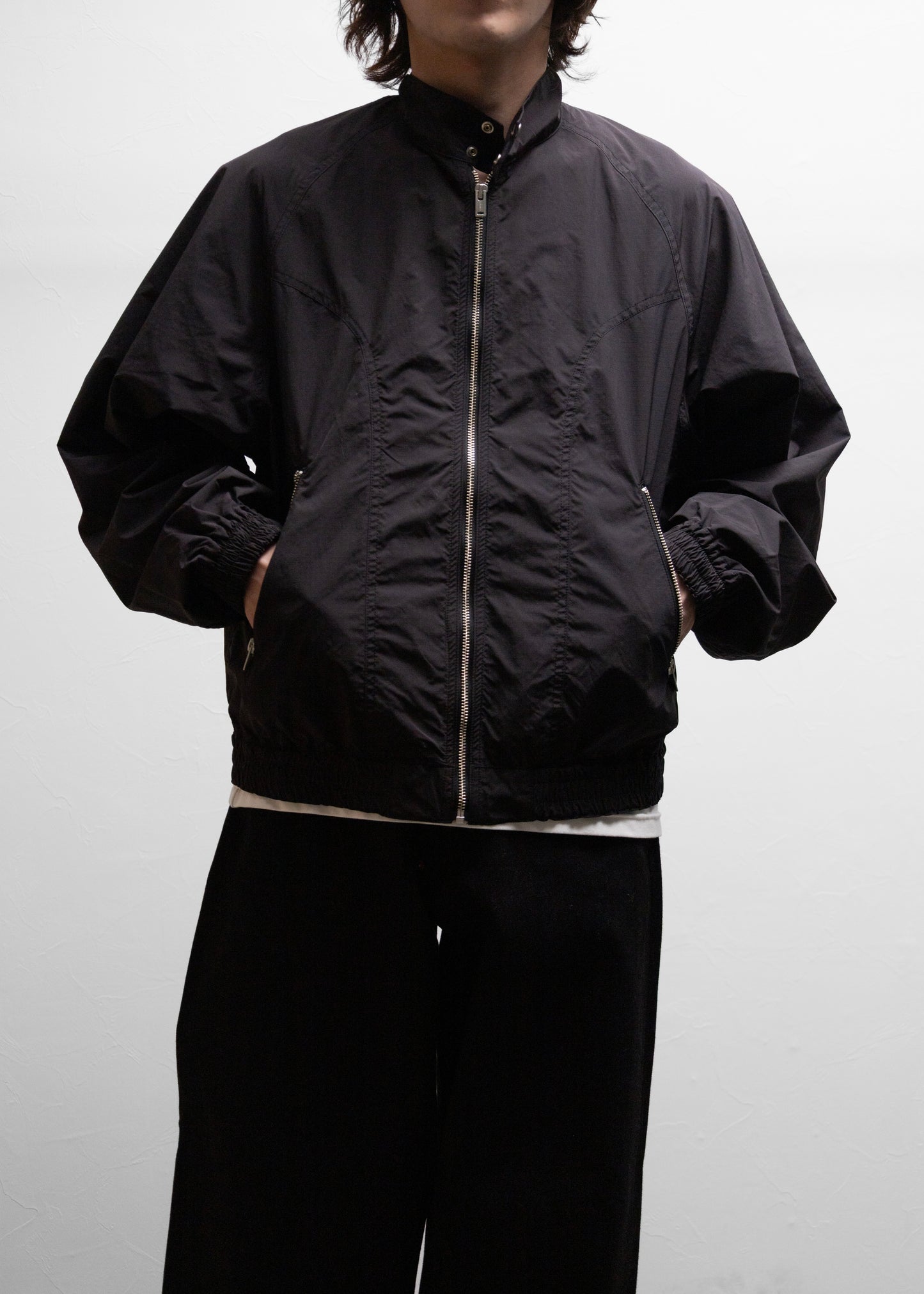 SUGARHILL NYLON JACKET 正面 着用 175cm SIZE 2